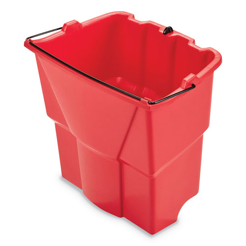 Rubbermaid WaveBrake 2.0 Dirty Water Bucket | 18 qt， Plastic， Red | RCP2064907