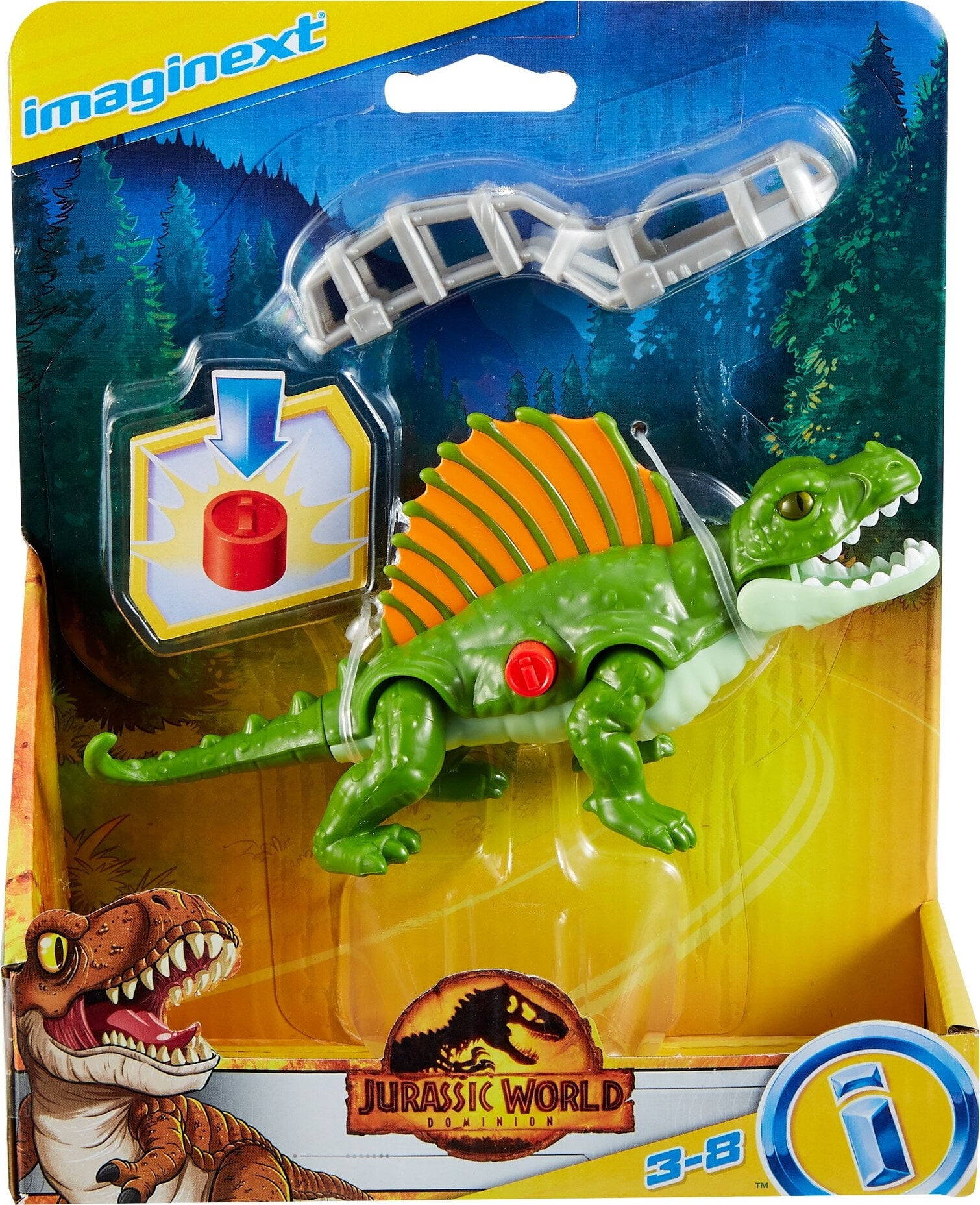Imaginext Jurassic World Dominion Dimetrodon Dinosaur Preschool Toy