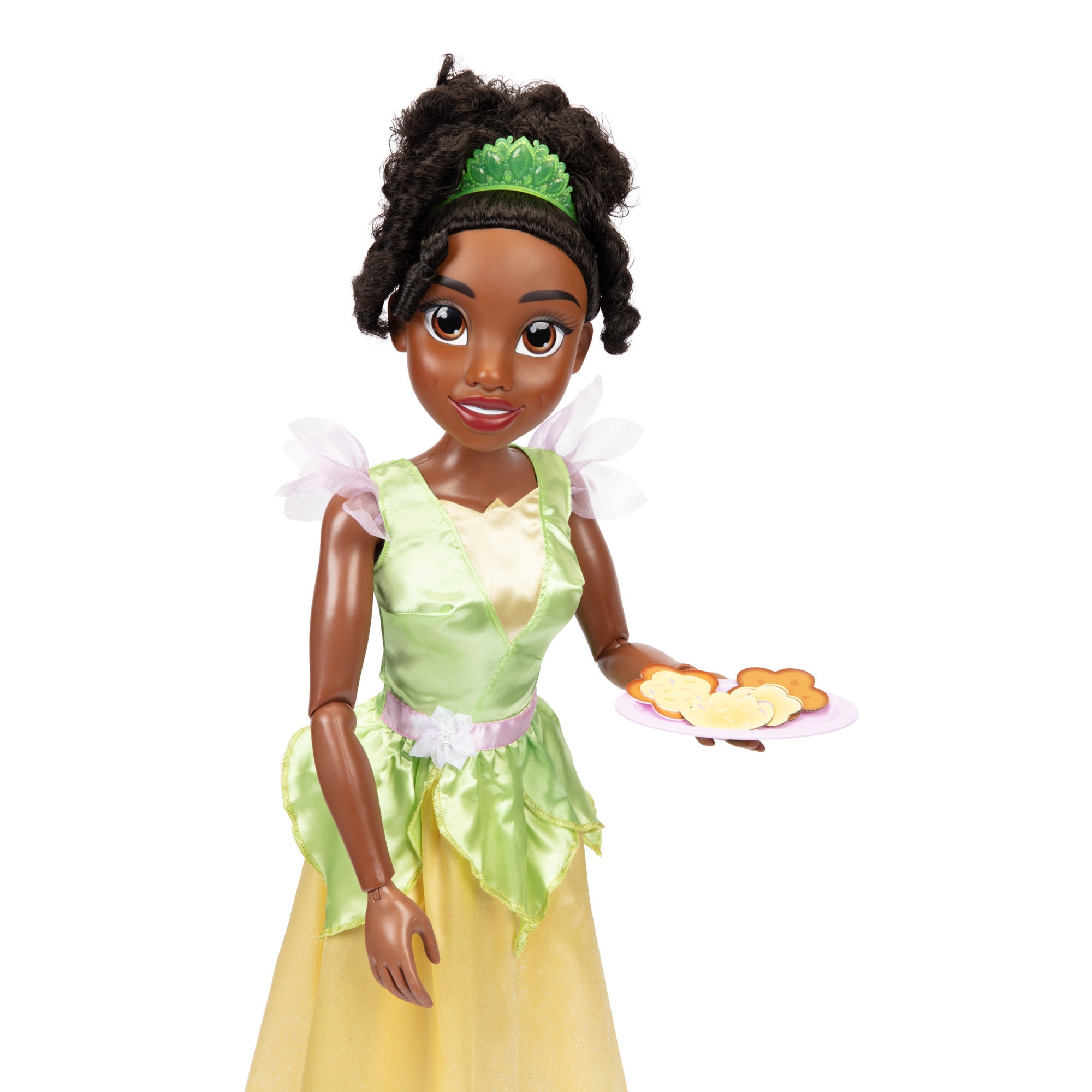 Disney Princess Playdate Tiana 32 Inch Fashion Doll with Sharable Accessories