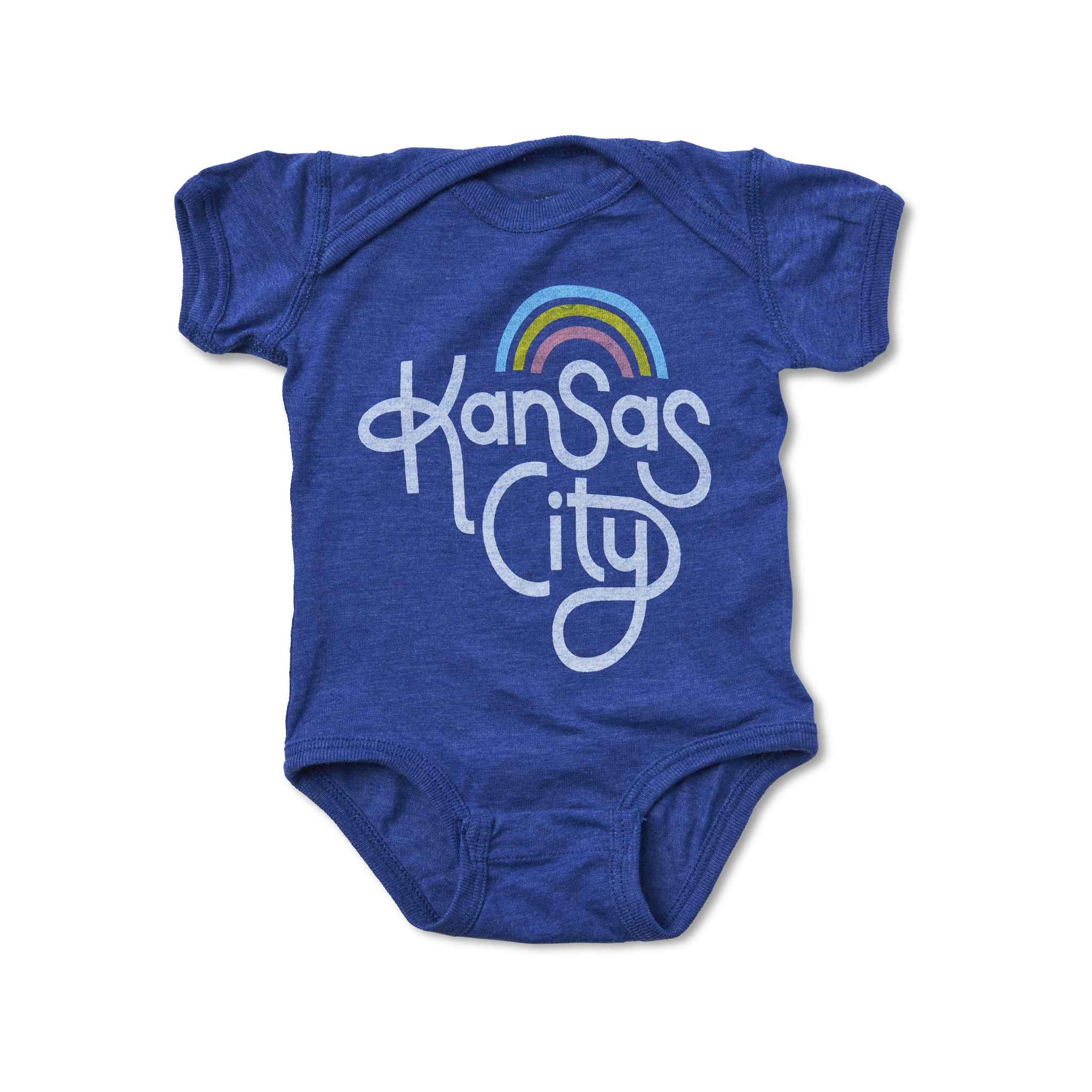 Retro Kansas City Onesie - Navy