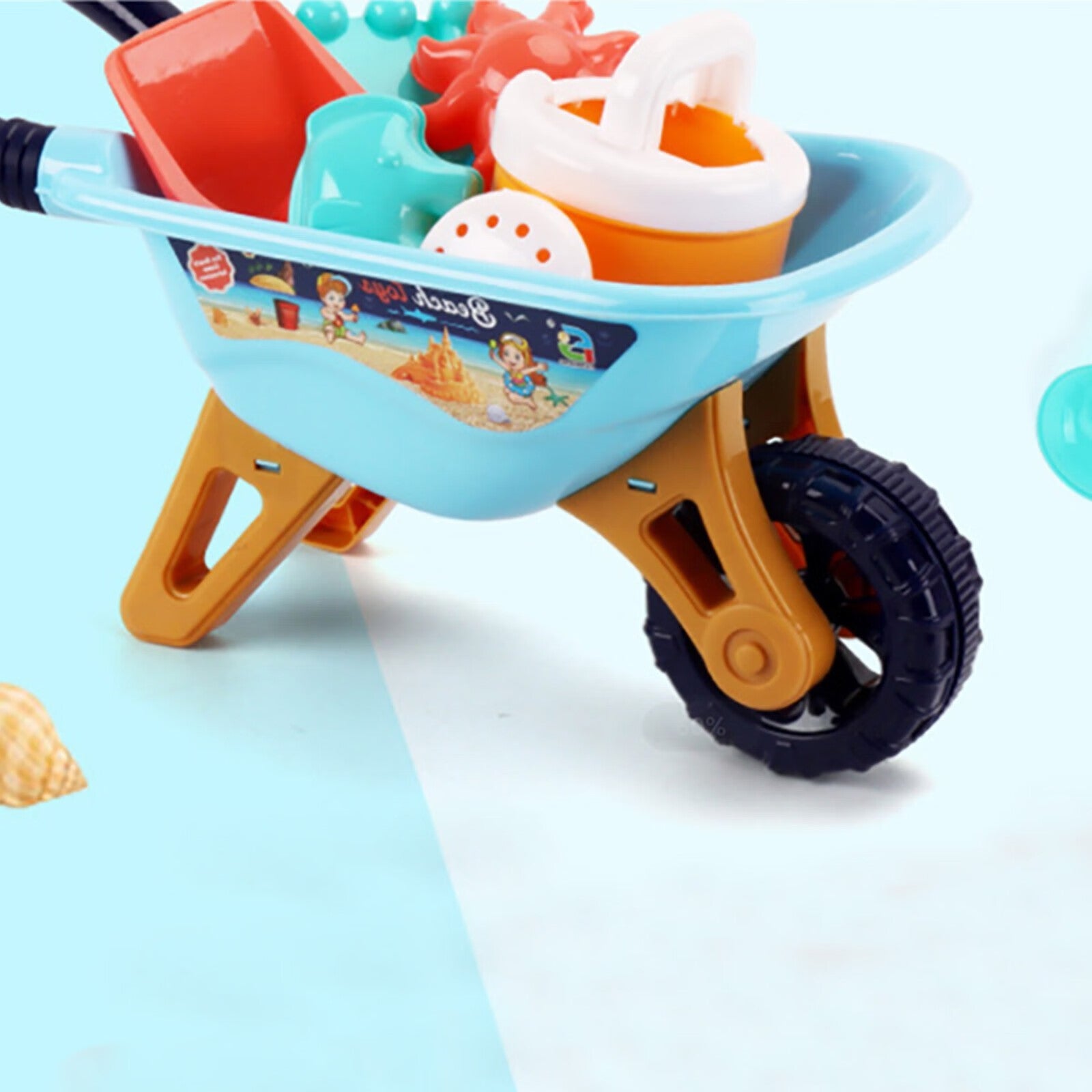 Wiggle Car Ride on Toy Beach Toy Sand Set Sand Play Sandpit Toy Summer Outdoor Toy For Boys And Girls plastic