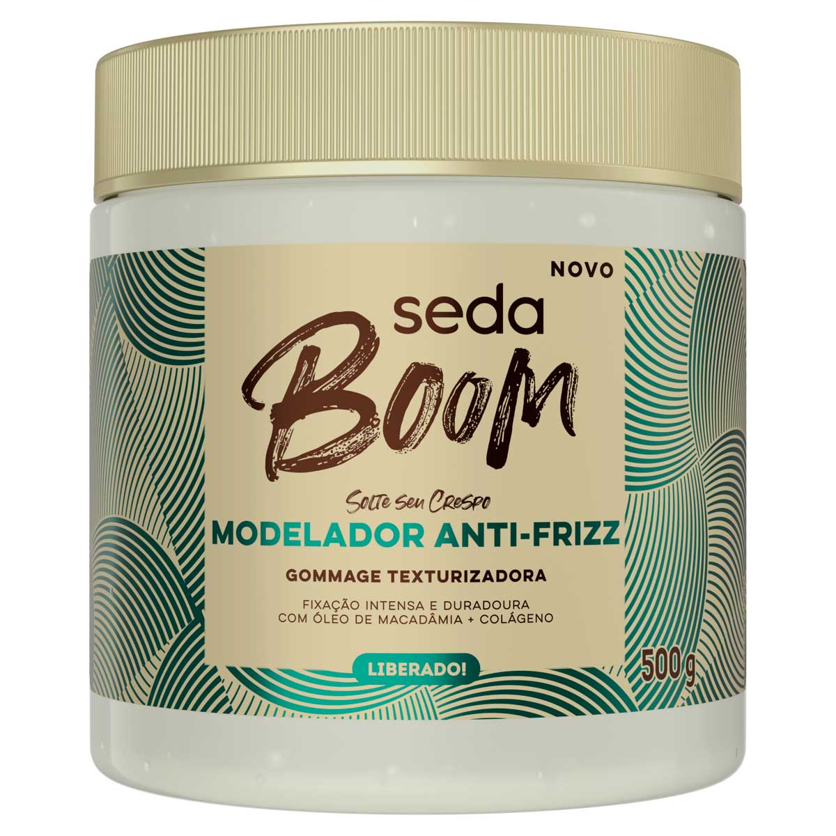 Modelador Antifrizz 4ABC Seda Boom Pote 500g