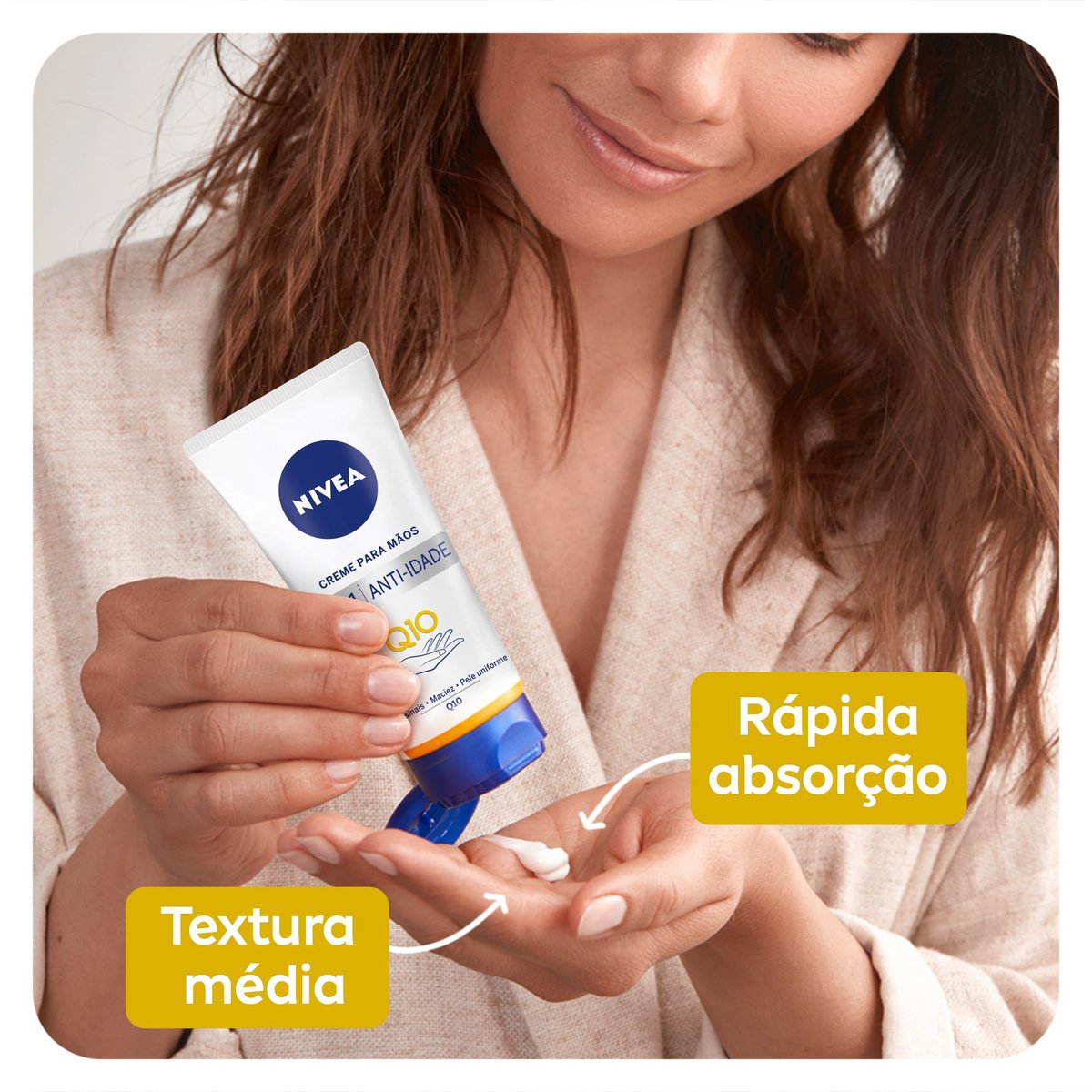 Creme para Maos NIVEA Q10 Plus Reparacao 75g