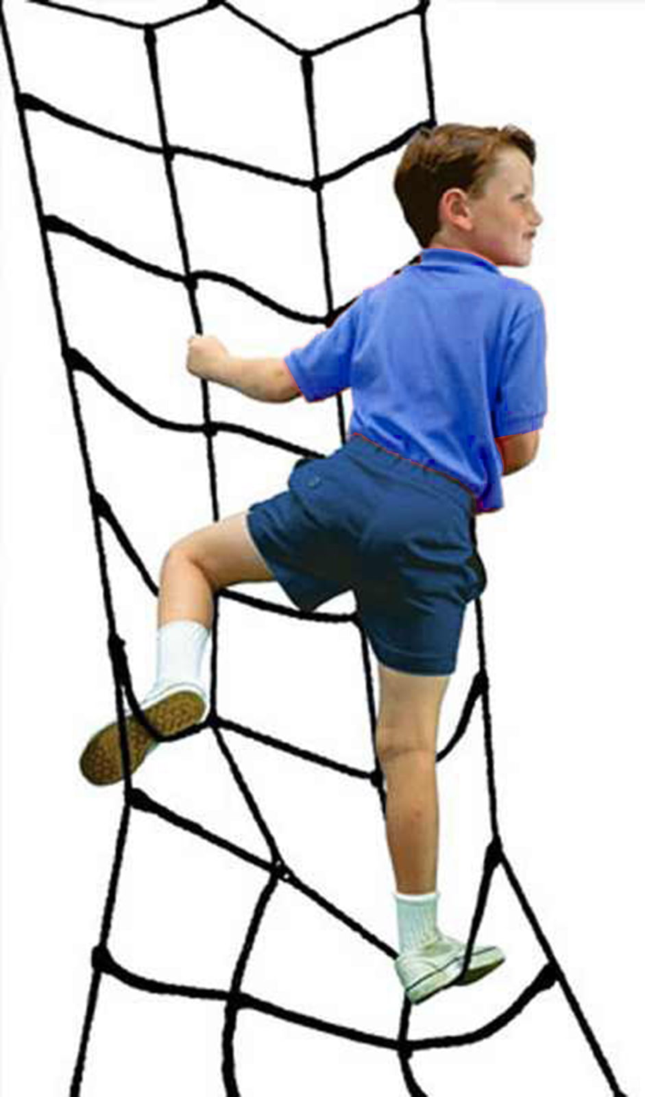 Playkids Swing Set climbing net， Swing Set Hardware Porch easily add to any  Play Set Jungle in backyard Playground