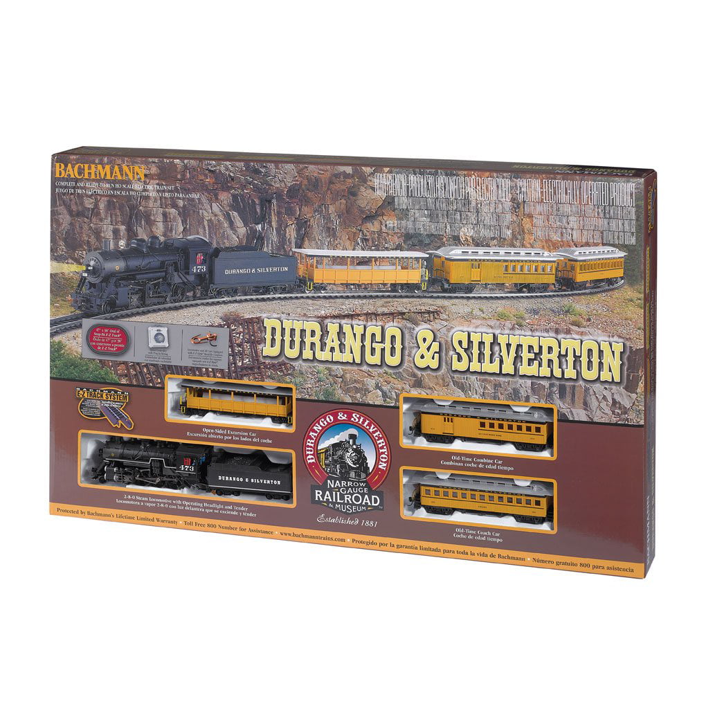 Bachmann Trains HO Scale Durango and Silverton Ready To Run Electric Powered Model Train Set