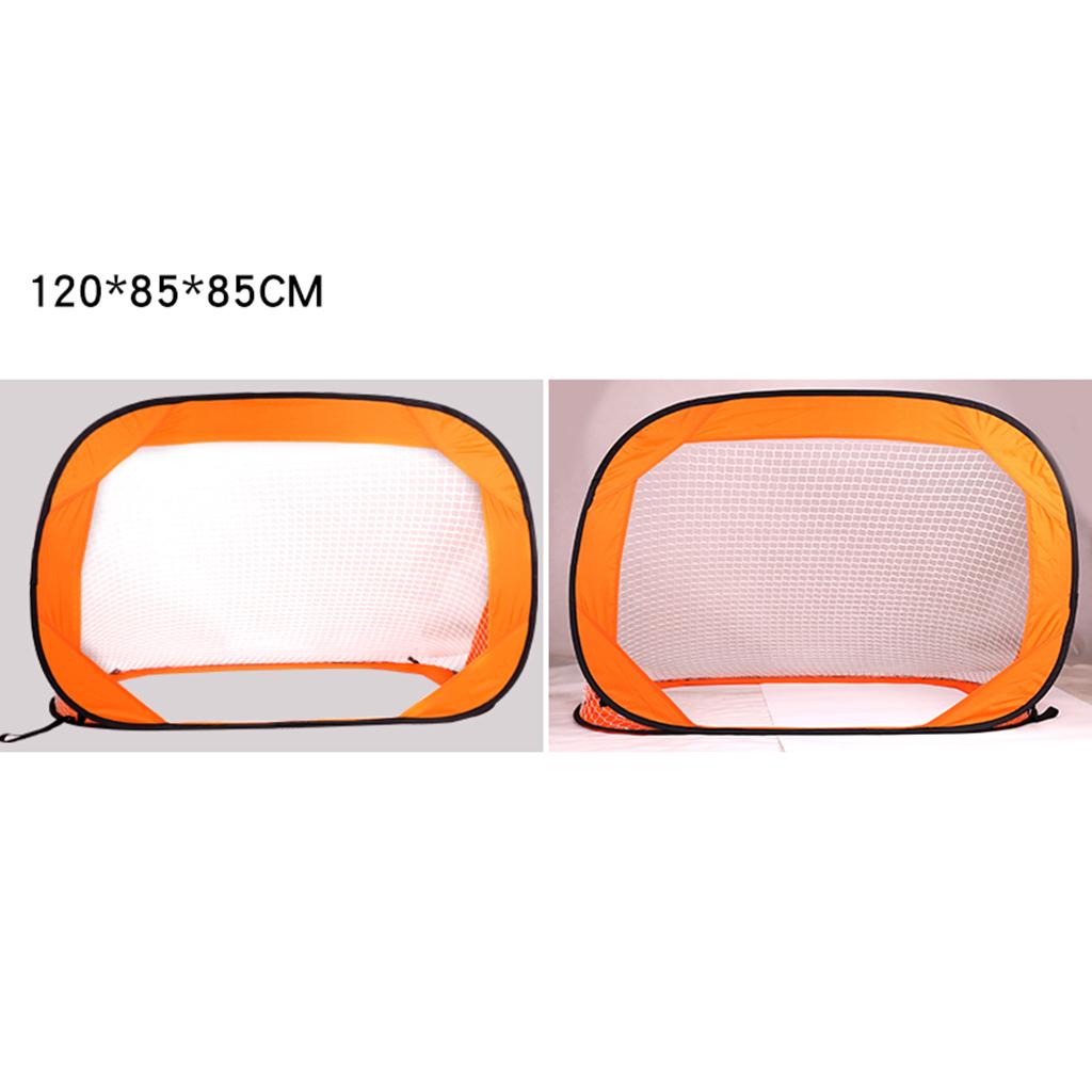 Children Orange Soccer Goal Portable Football Gate Outdoor Sport Toy Set