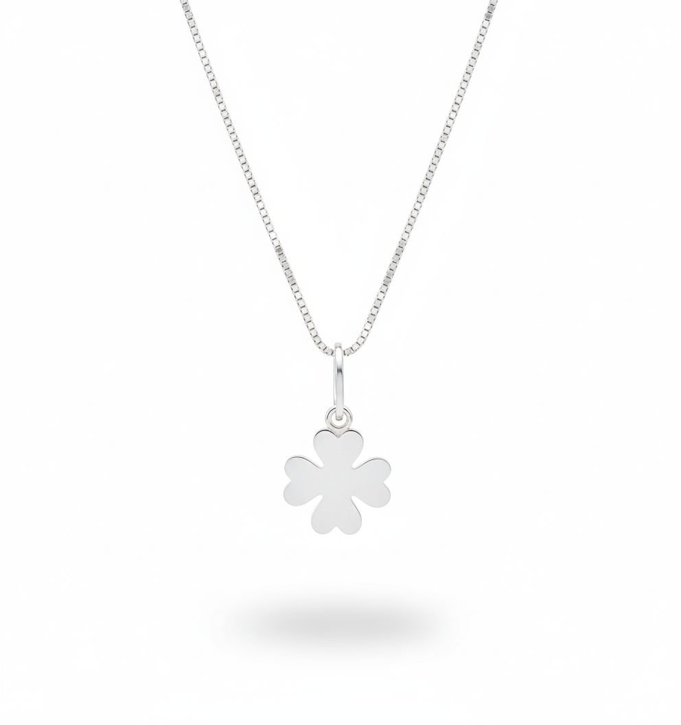 Colar Pingt. Trevo Cheio