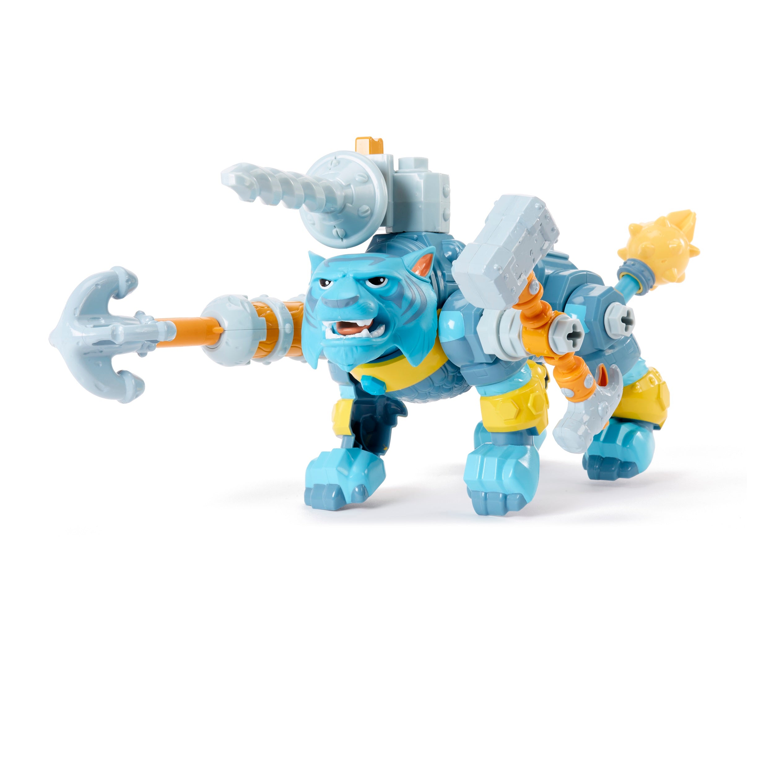 Little Tikes Kingdom Builders Build a Beast Action Figure， Transforms into 4 Tools- For Kids Boys Girls Ages 3 4 5+