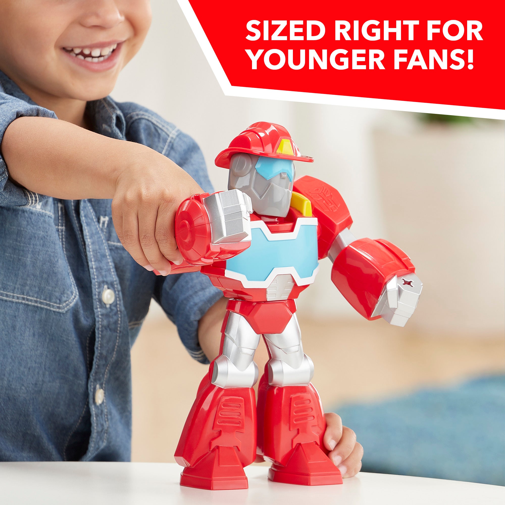 Transformers Rescue Bots Academy Mega Mighties Heatwave theFire-Bot Figures