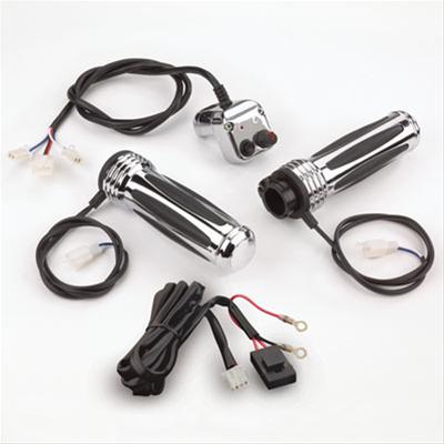 ShowChrome Accessories 17-383 Show Chrome Accessories Heated Chrome Comfort Grips