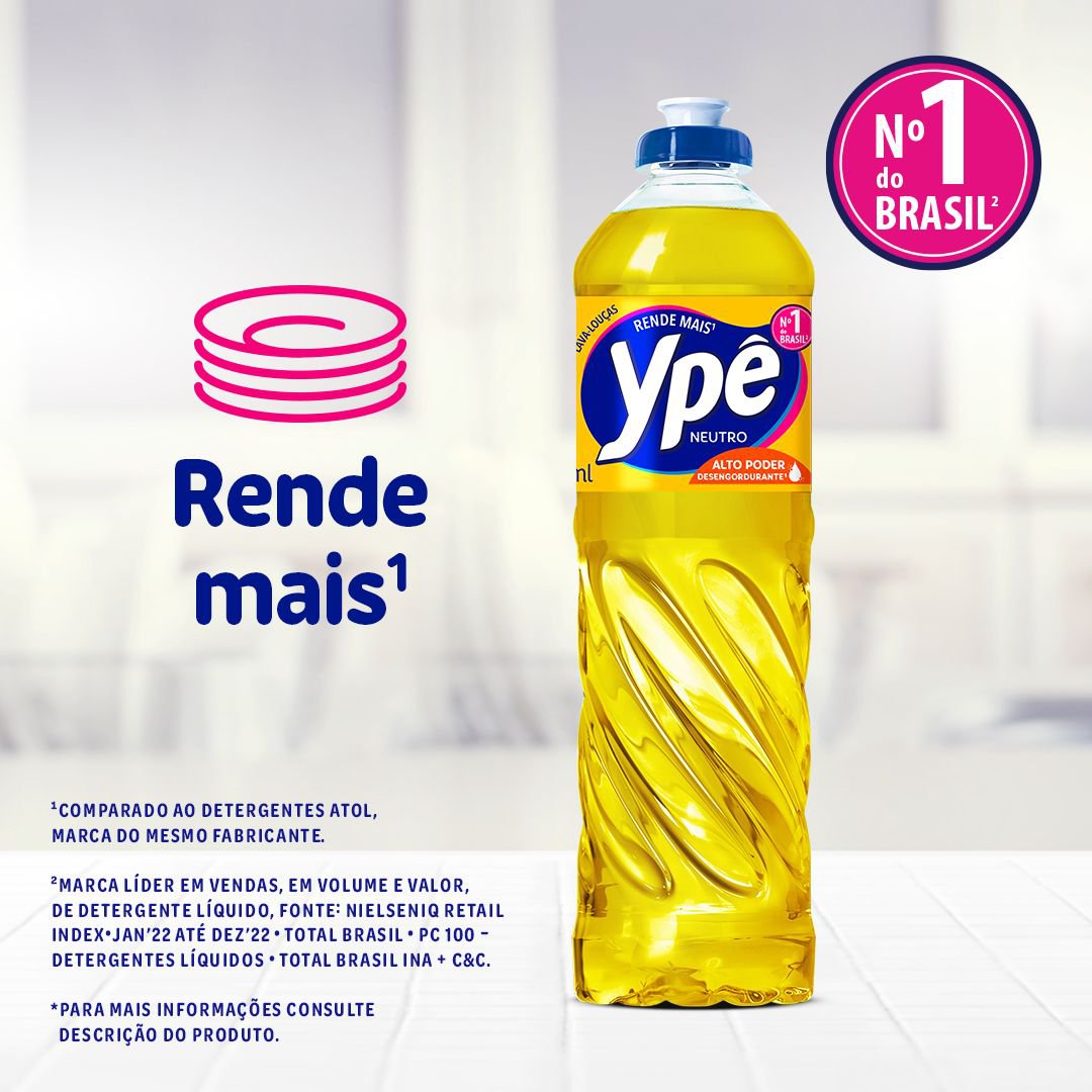 Detergente Ype Neutro 500ml