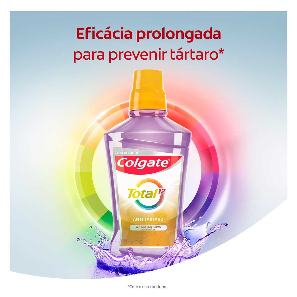 Enxaguante Bucal Colgate Total 12 Anti Tartaro 250ml