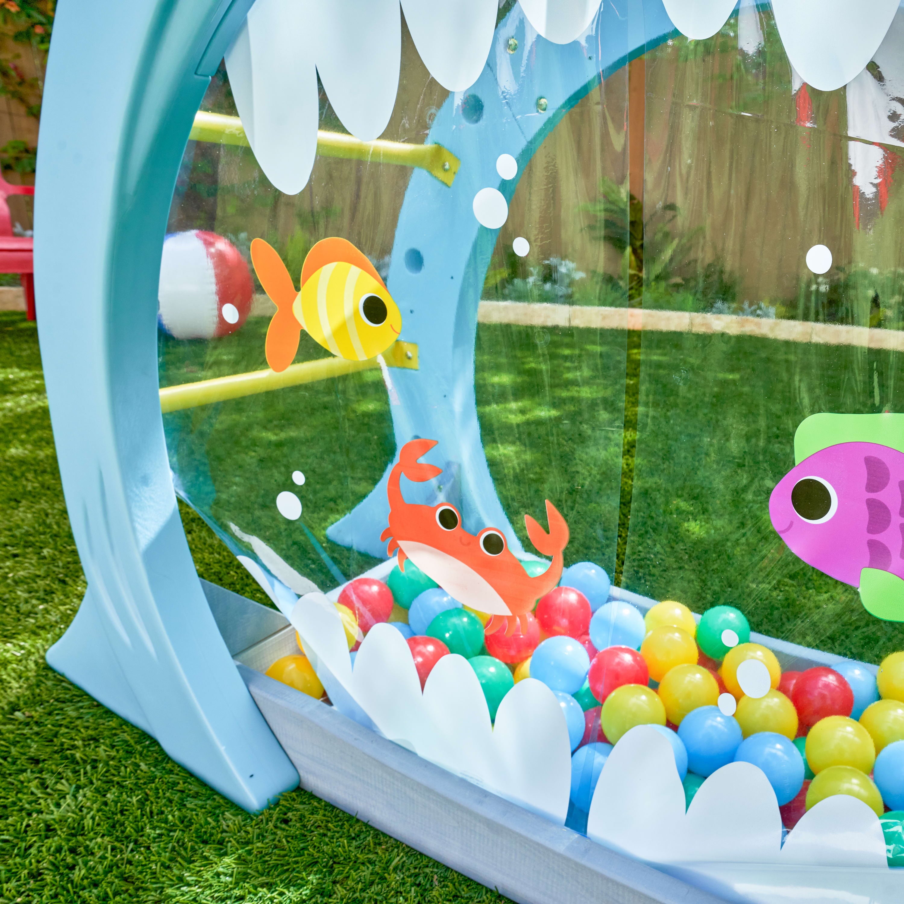 KidKraft Shark Escape Arched Outdoor Toddler Play Climber