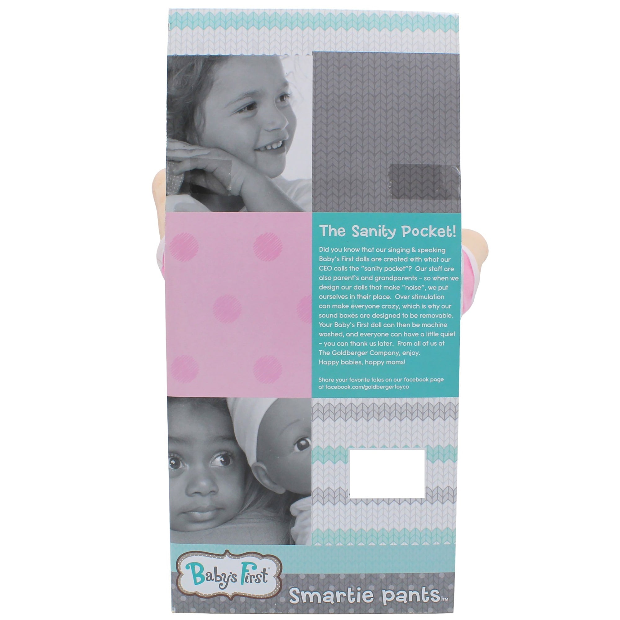 Baby's First Smartie Pants Pink Toy Doll  - All Ages