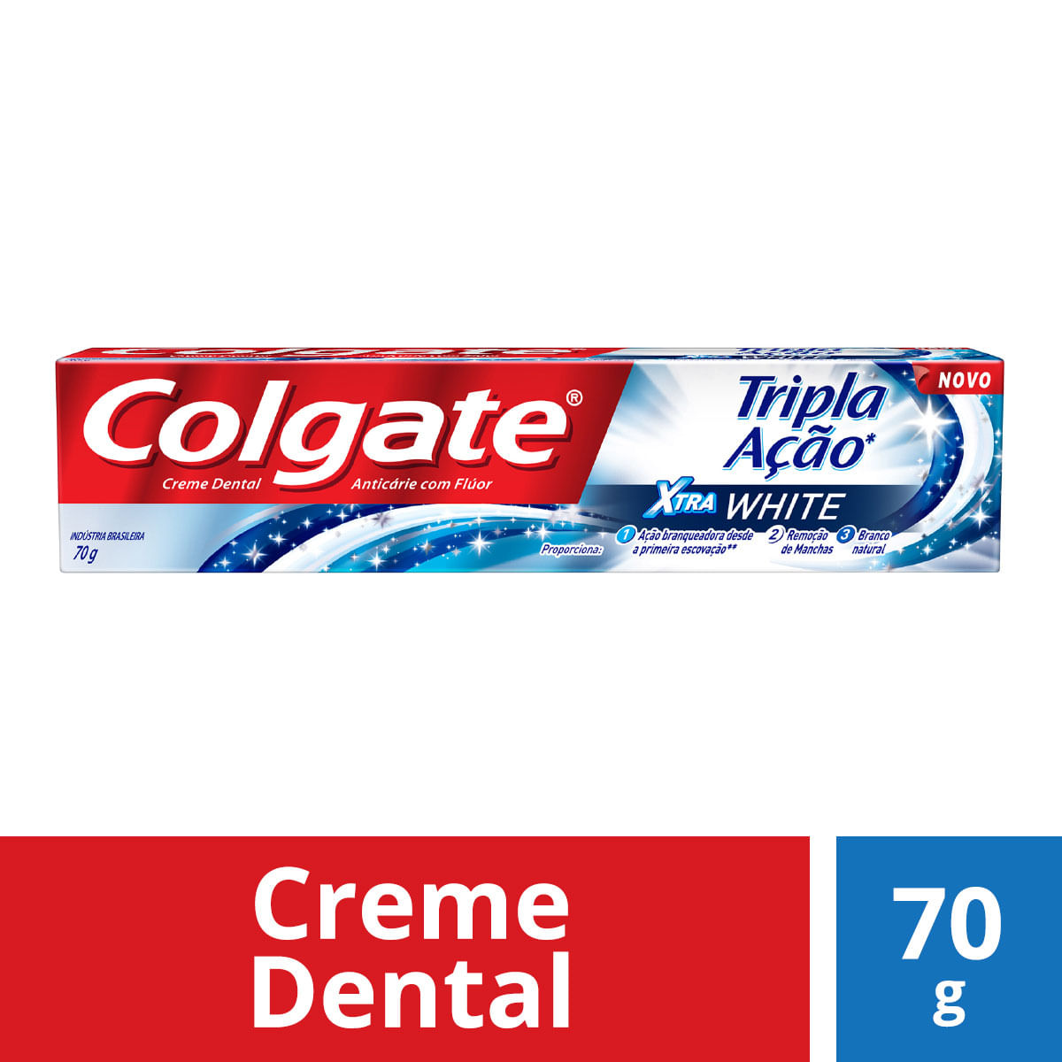 Creme Dental Colgate Tripla Acao Xtra White 70 g