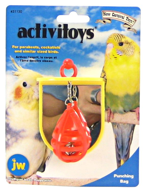 JW Activitoys Punching Bag Plastic Bird Toy Punching Bag