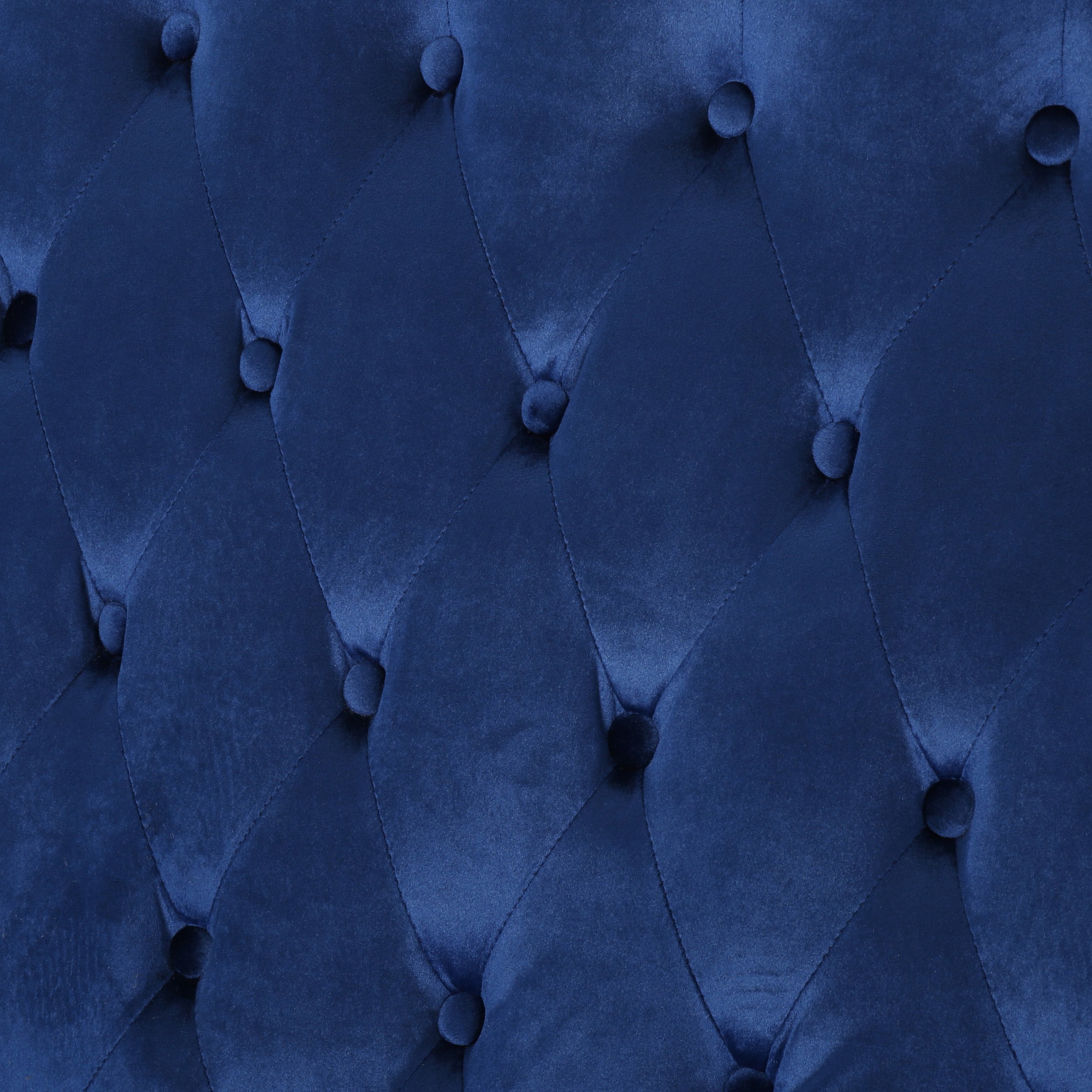 Leona French Style High Back Tufted Winged Velvet Loveseat