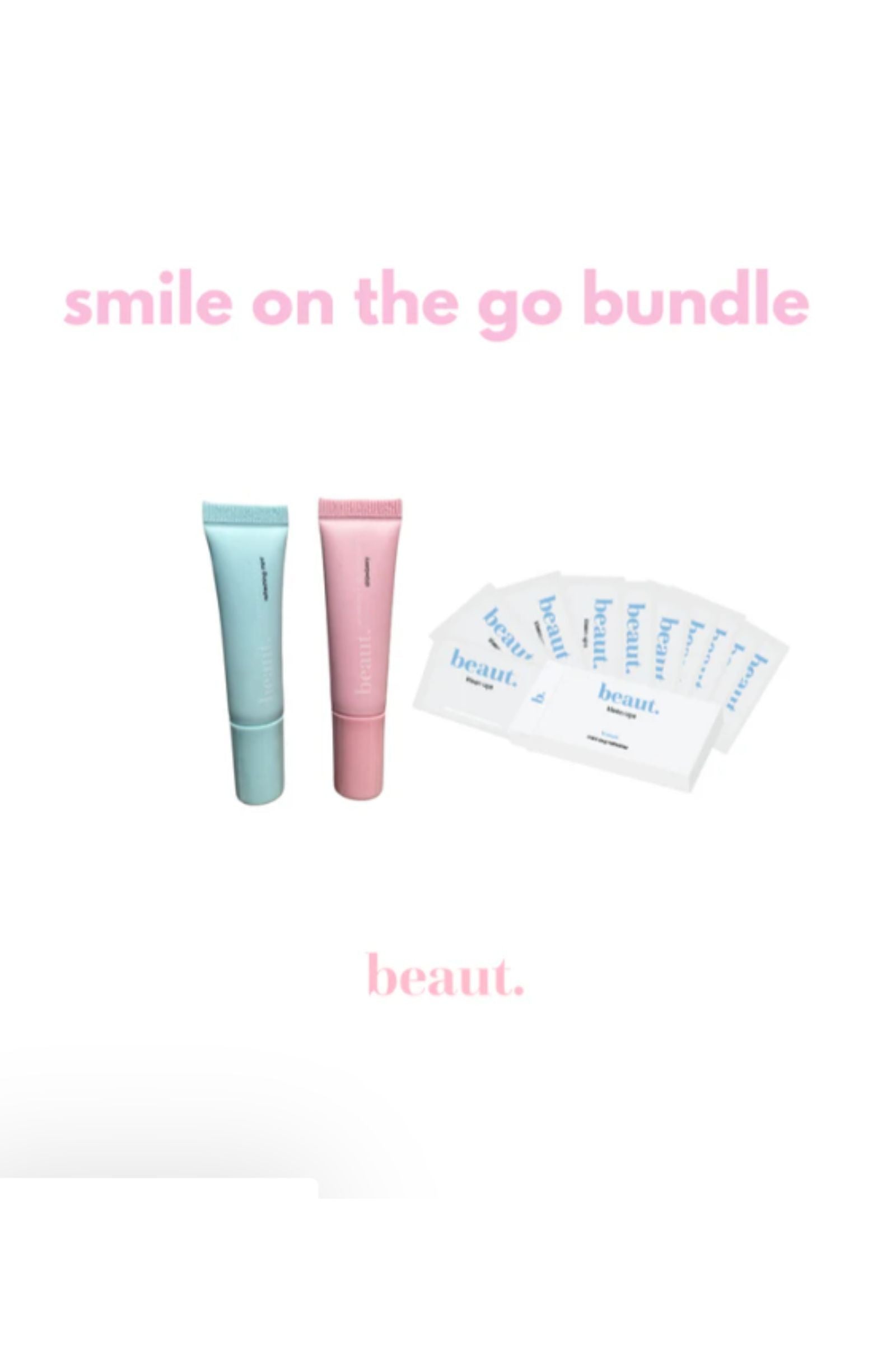 PRE-ORDER Beaut Smile On The Go Bundle shipping apx 4/30