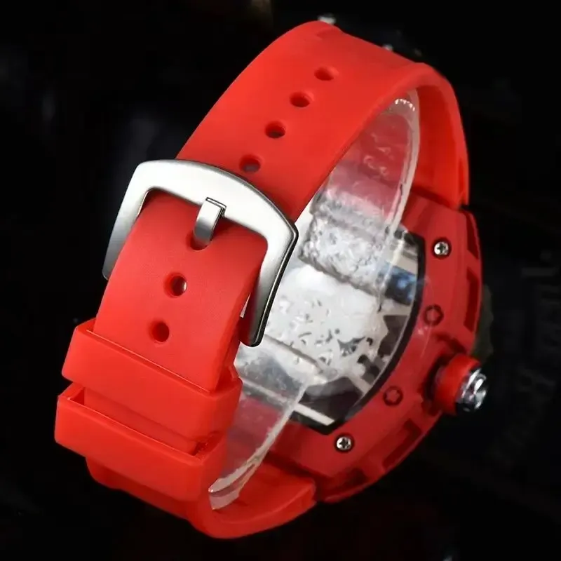 LIUYANGTIAN Luxury Men’s Quartz Wristwatch for Man Hollow Style Automatic Watches Male Mechanical Watch  Calendar Sports Waterproof