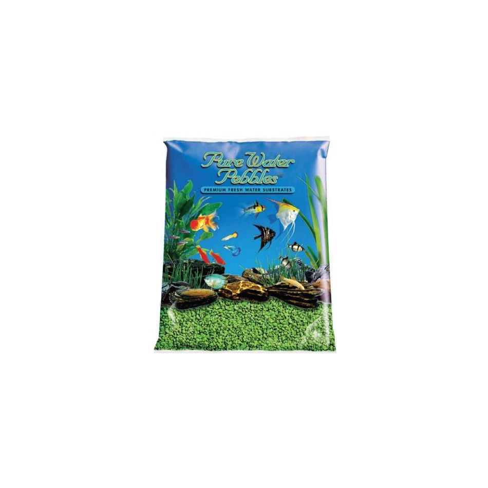 Pure Water Pebbles Aquarium Gravel - Neon Green