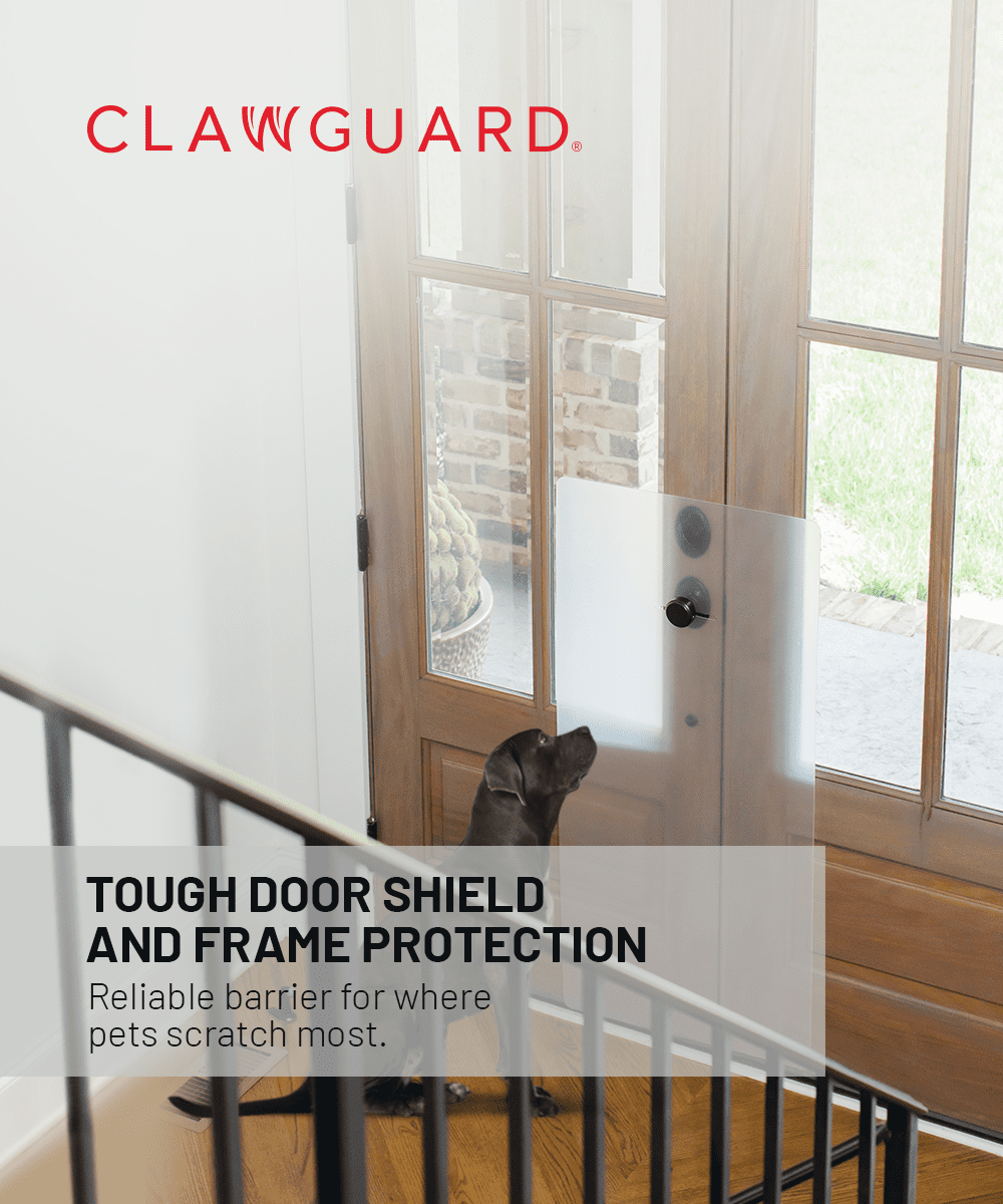 Heavy Duty CLAWGUARD - Big Dog Scratch Shield - Ultimate Door， Frame and Wall Protection