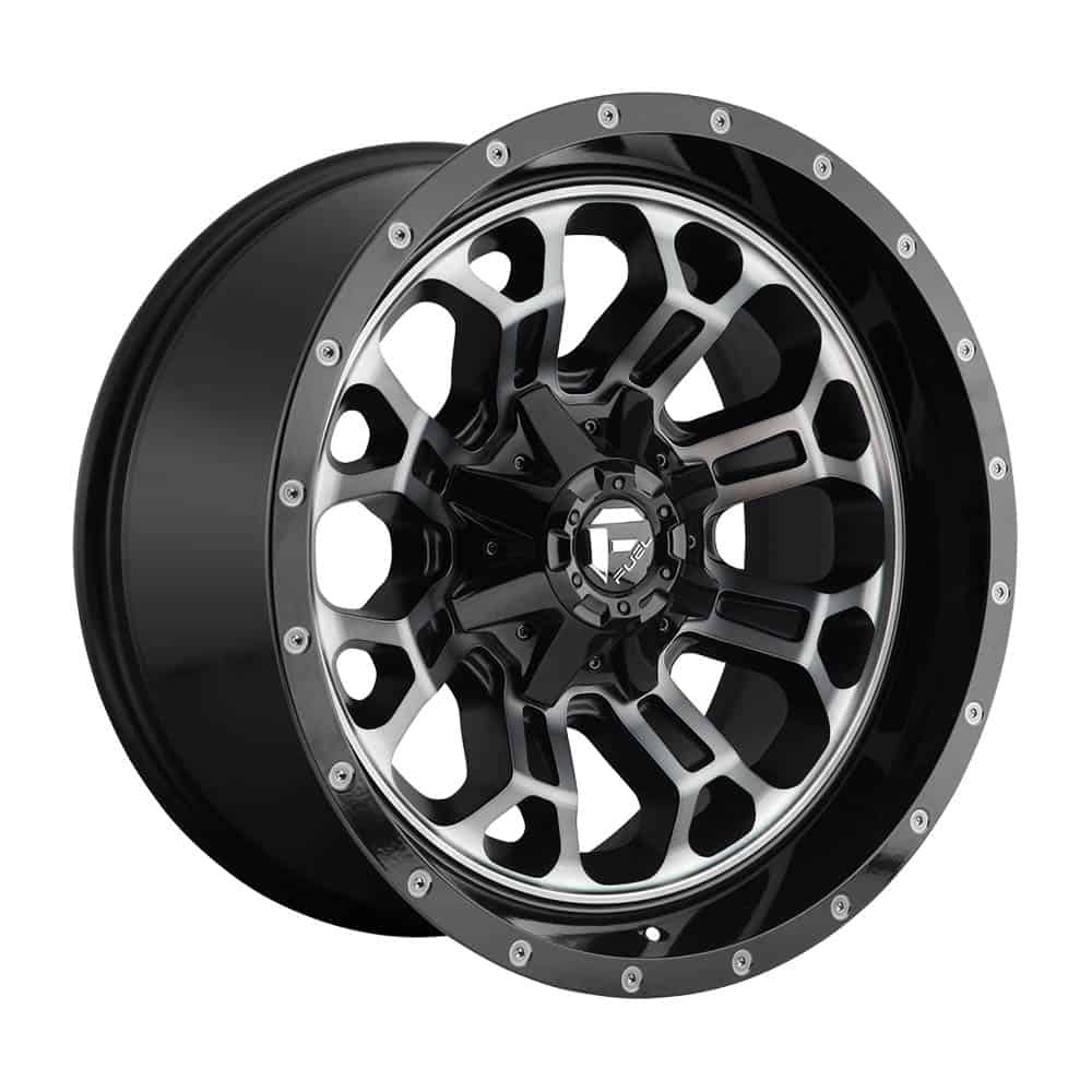 Fuel 1PC D561 CRUSH D561 18X9 5X4.5/5.0 GL-MACH-DDT -12MM