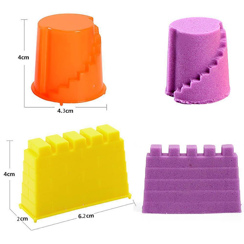 6Pcs Mini Sandcastle Molds Building Sandcastle