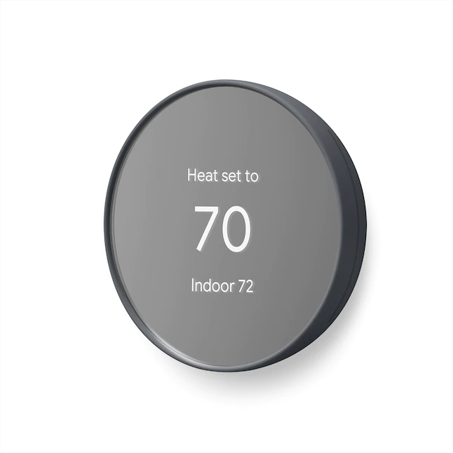 Google Nest Smart Thermostat for Home in Charcoal