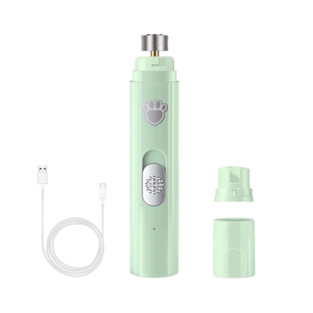 Pet Nail Grinder | Quiet Rechargeable Nail File with LED Light for Dogs & Cats