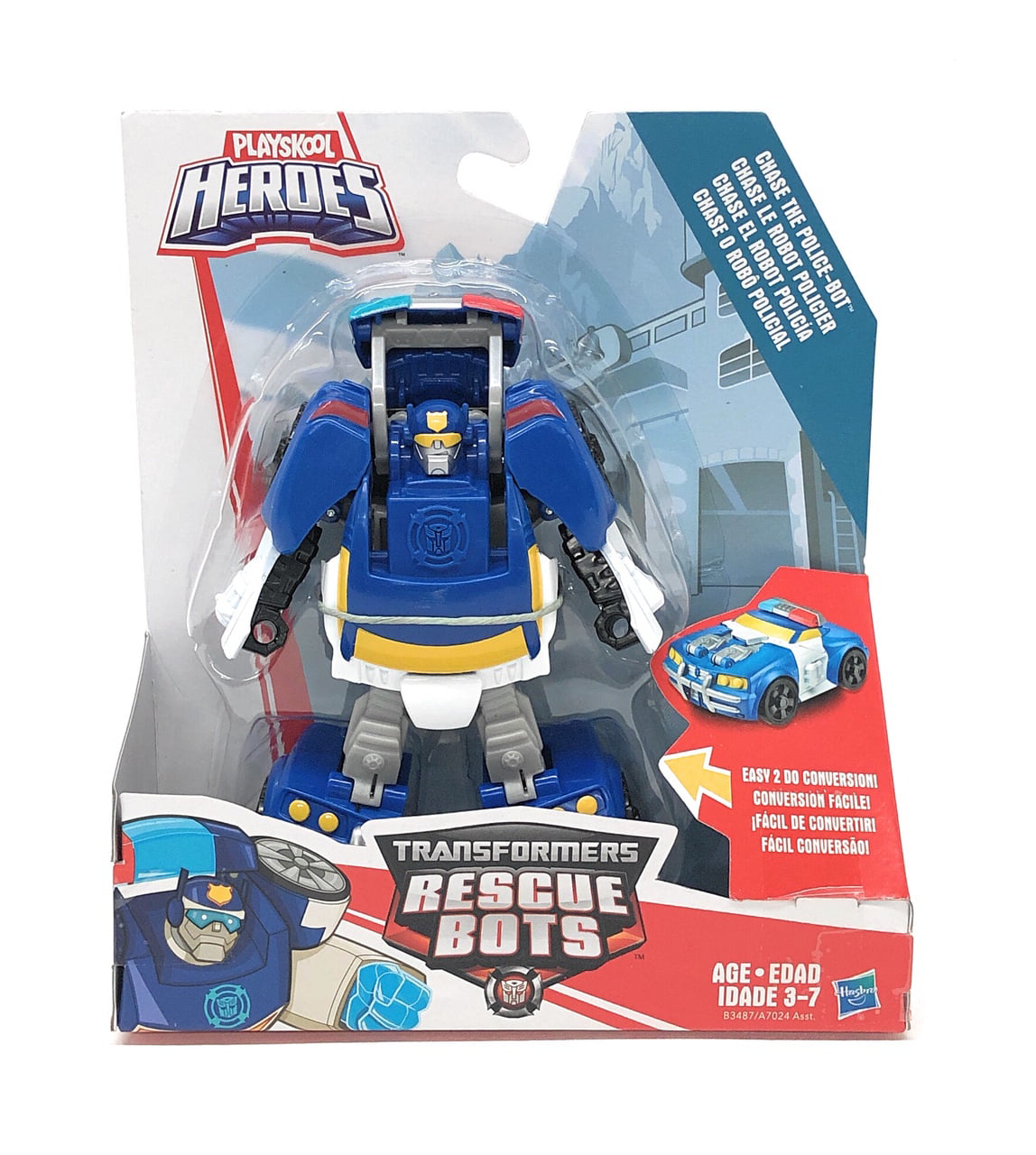 Playskool Heroes Transformers Rescue Bots Chase the Police Bot