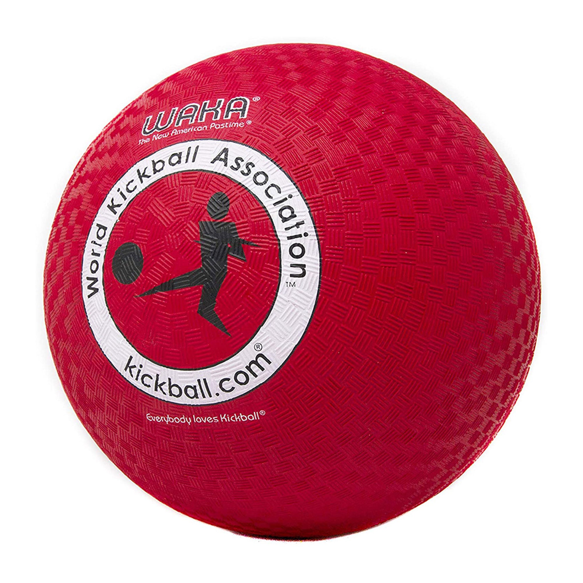 Mikasa Waka Youth Kickball， 8-1/2 Inch， Red， Rubber Cover