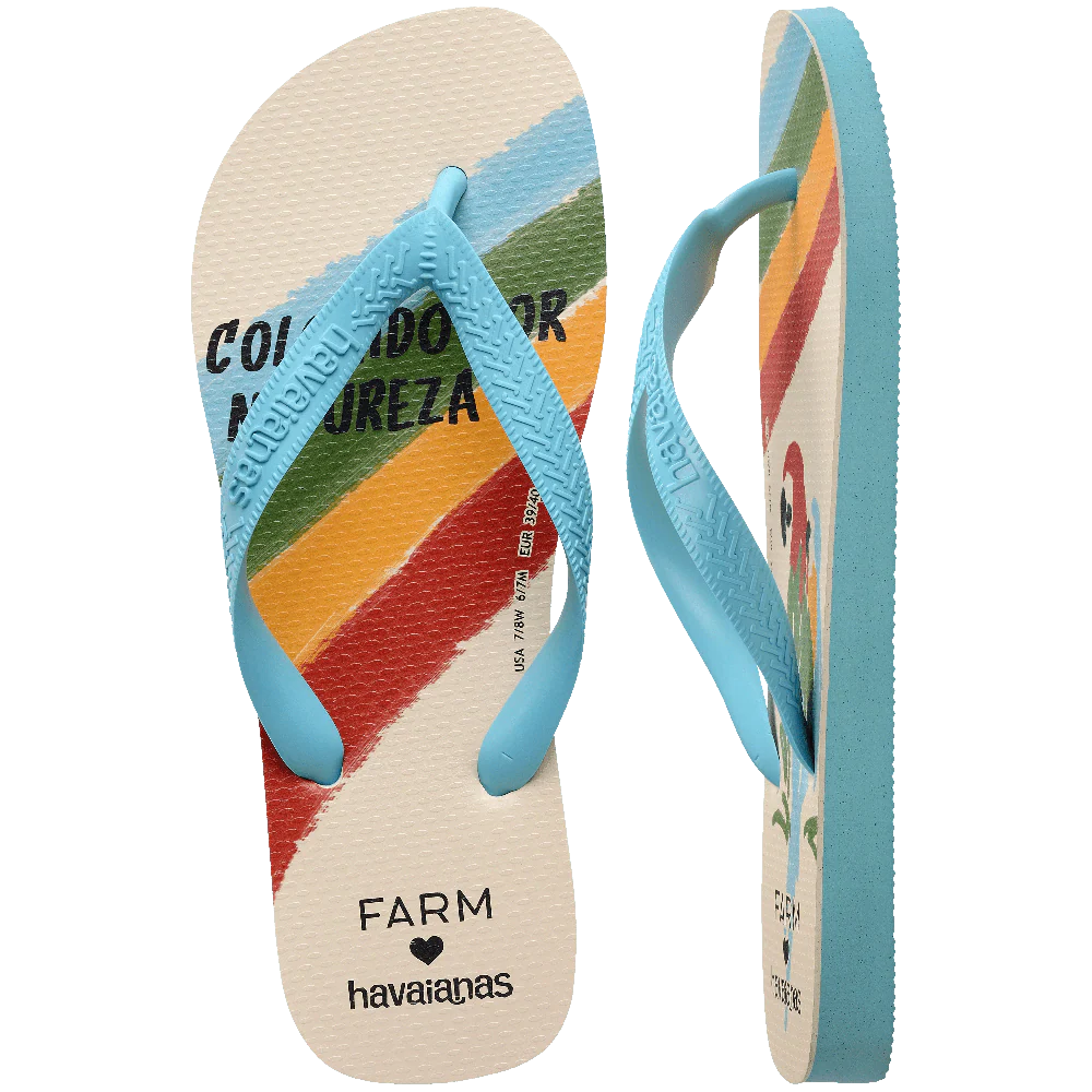 Chinelo Havaianas Farm Colorido Por Natureza