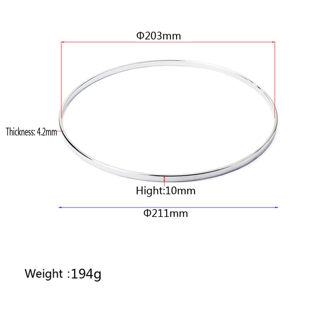 1Pc Steel lele Tension Hoop 212mm 8'' Flanges for Banjo Hoop Replacement Part