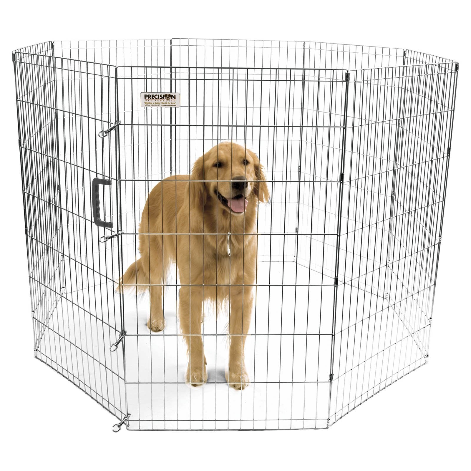 Precision Silver Pro-Handler Dog Exercise Pen - 48 in.