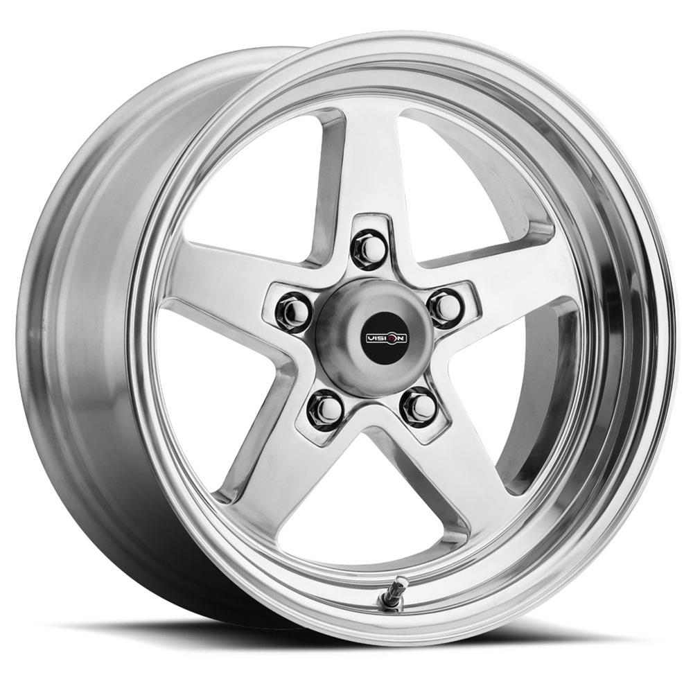 Vision Wheel 571-5865P0 Vision American Muscle 571 Sport Star II Polished Wheels