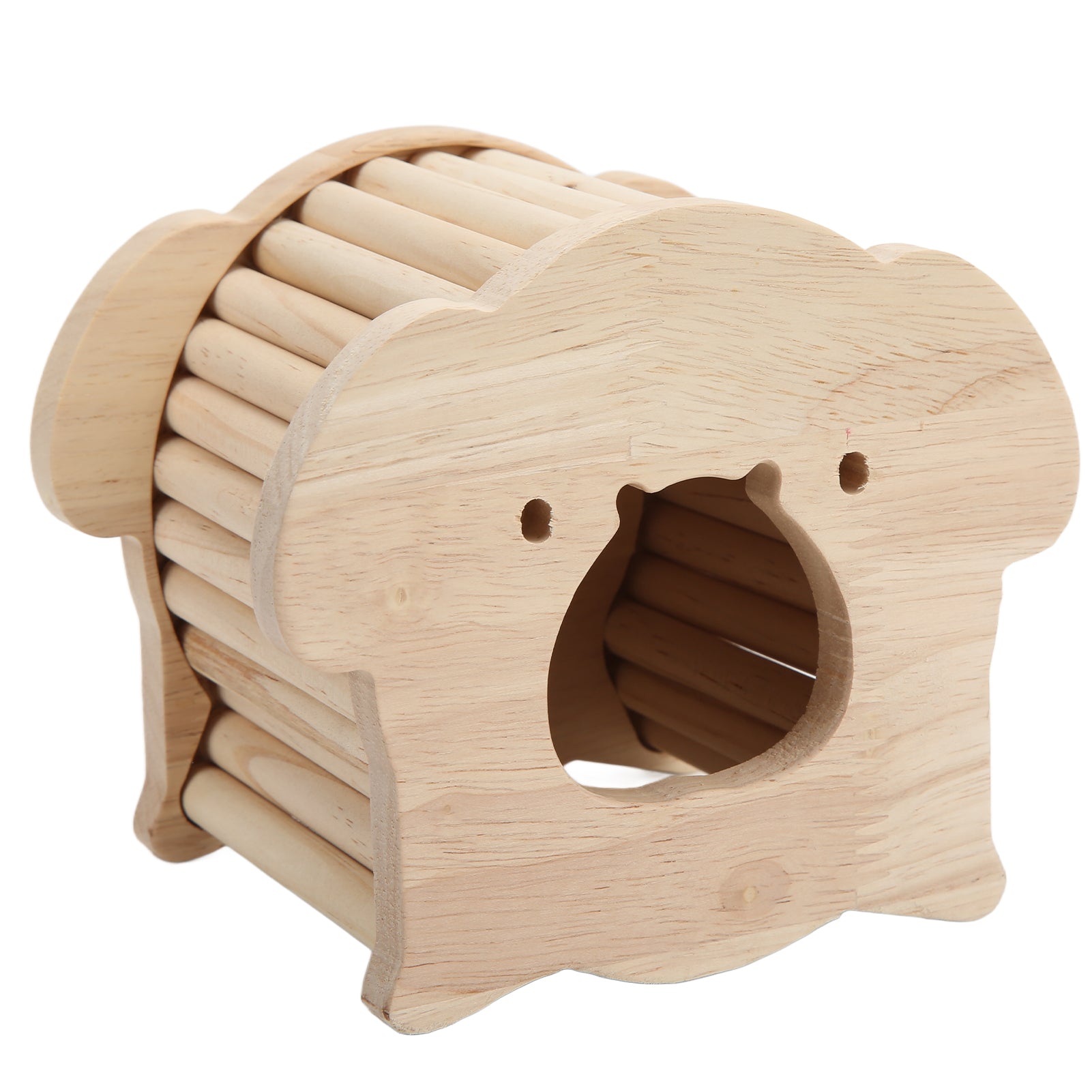 Hamster Wooden House， Wooden Ladder Hamster House Climbing Ramp Strong Structure  For Small Pets