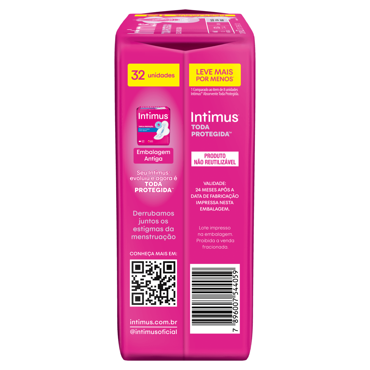 Absorvente Tripla Protecao Seca com Abas Intimus 32 Unidades