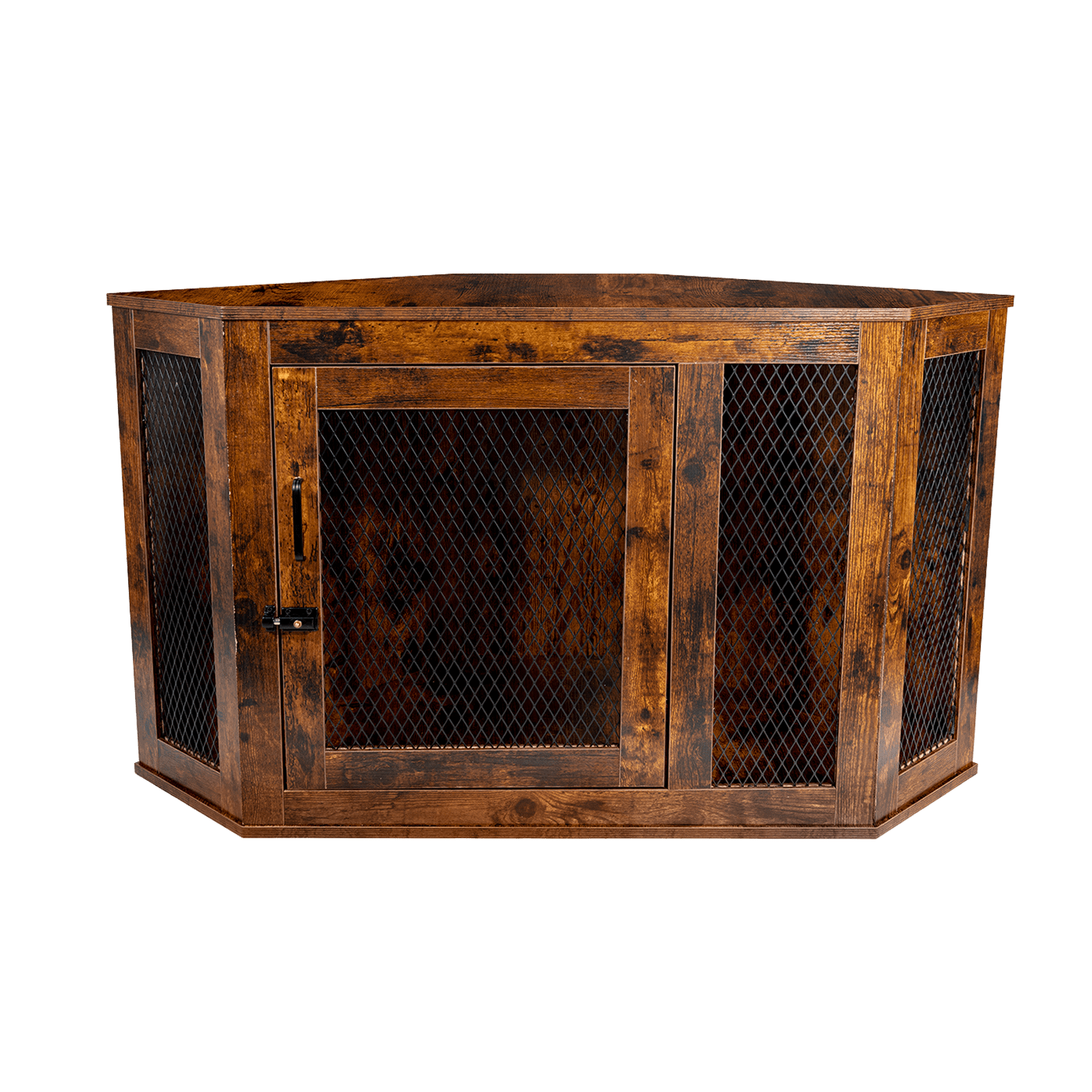 Corner Dog Crate with Cushion Medium Large Dog Crate Indoor