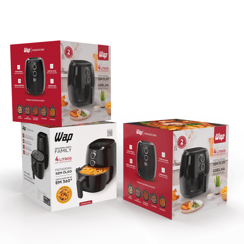 Fritadeira Elétrica WAP Family 4L WAFF2-P