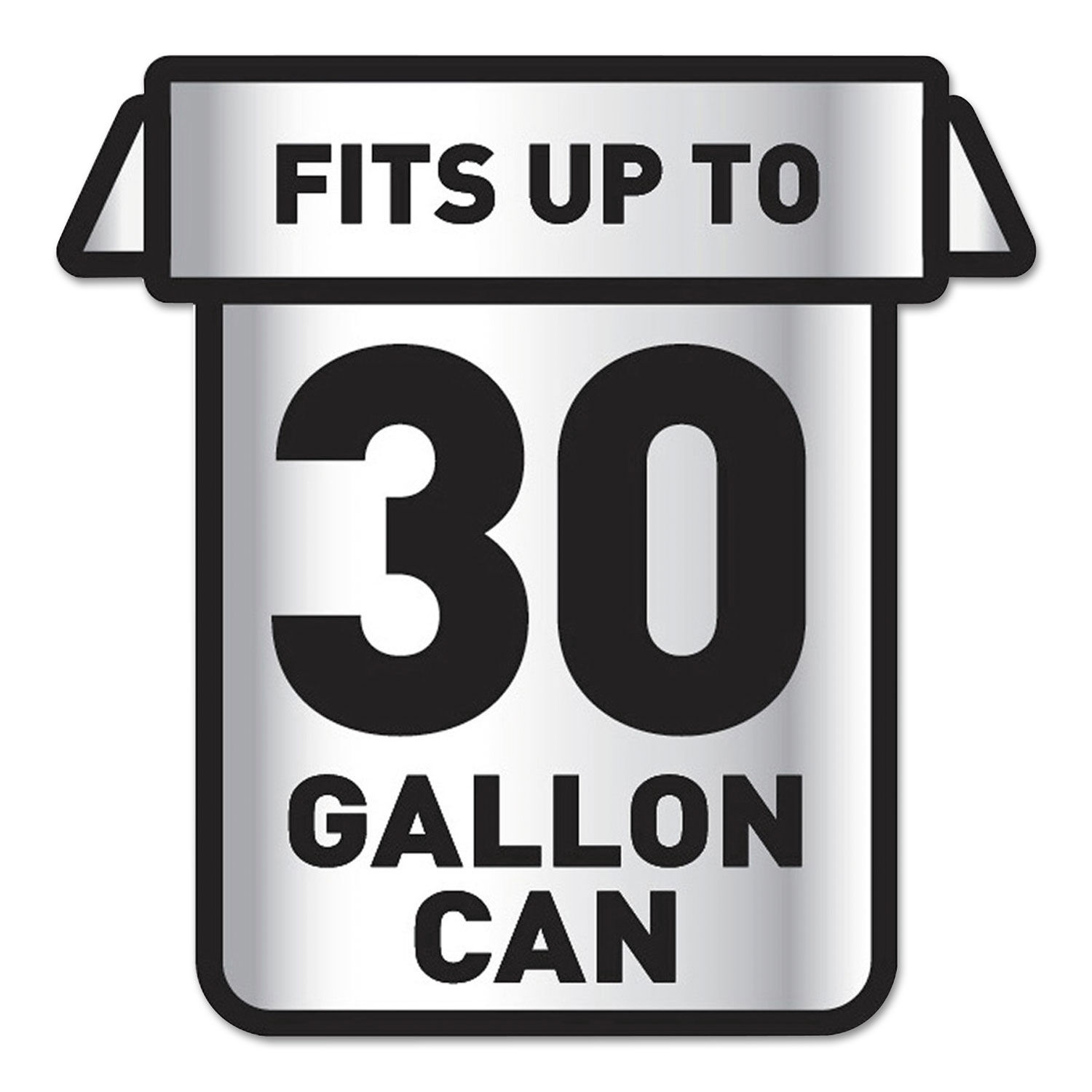 ForceFlexPlus Drawstring Large Trash Bags by Gladandreg; CLO70358