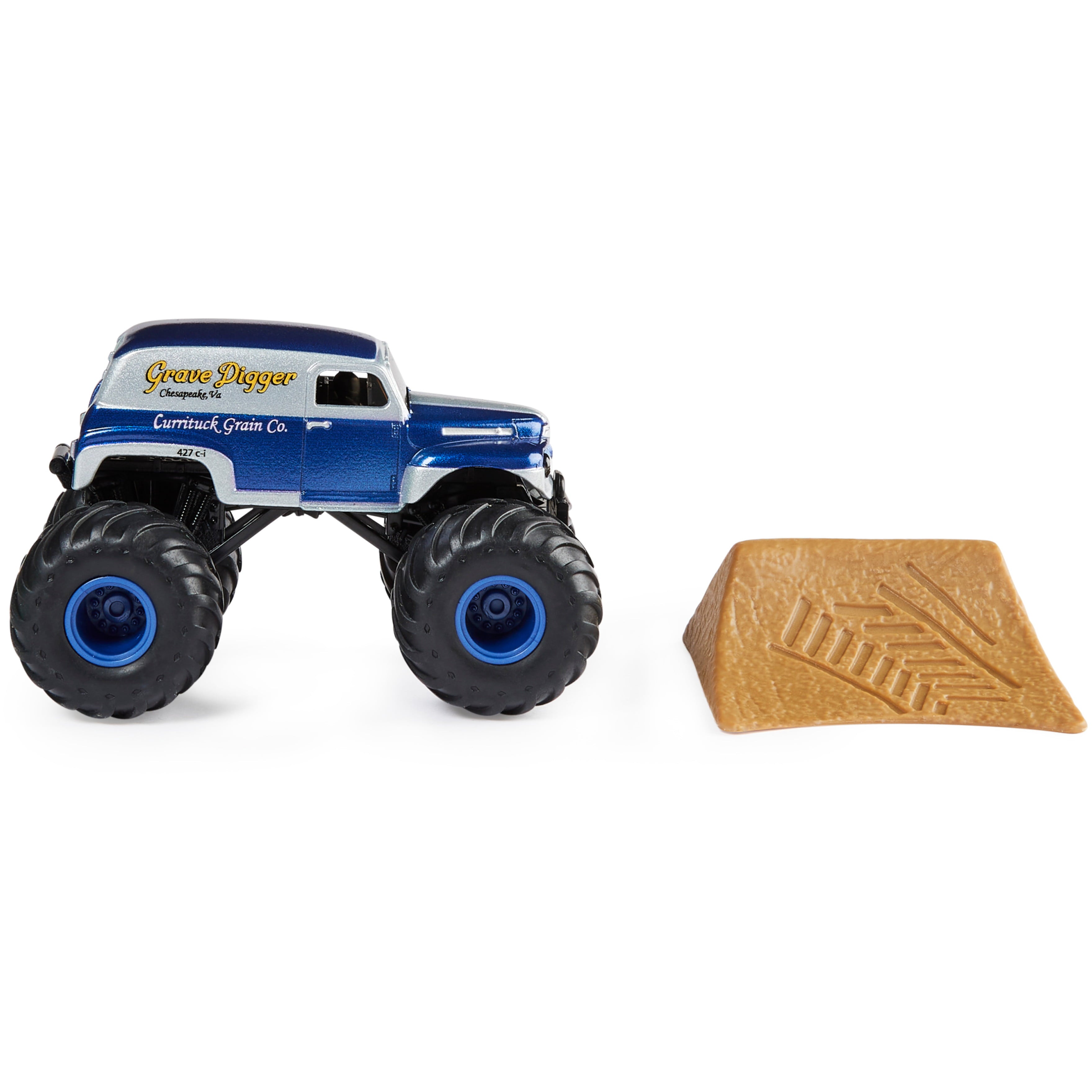 Monster Jam 1:64 Grave Digger Monster Truck， Retro Rebels Series