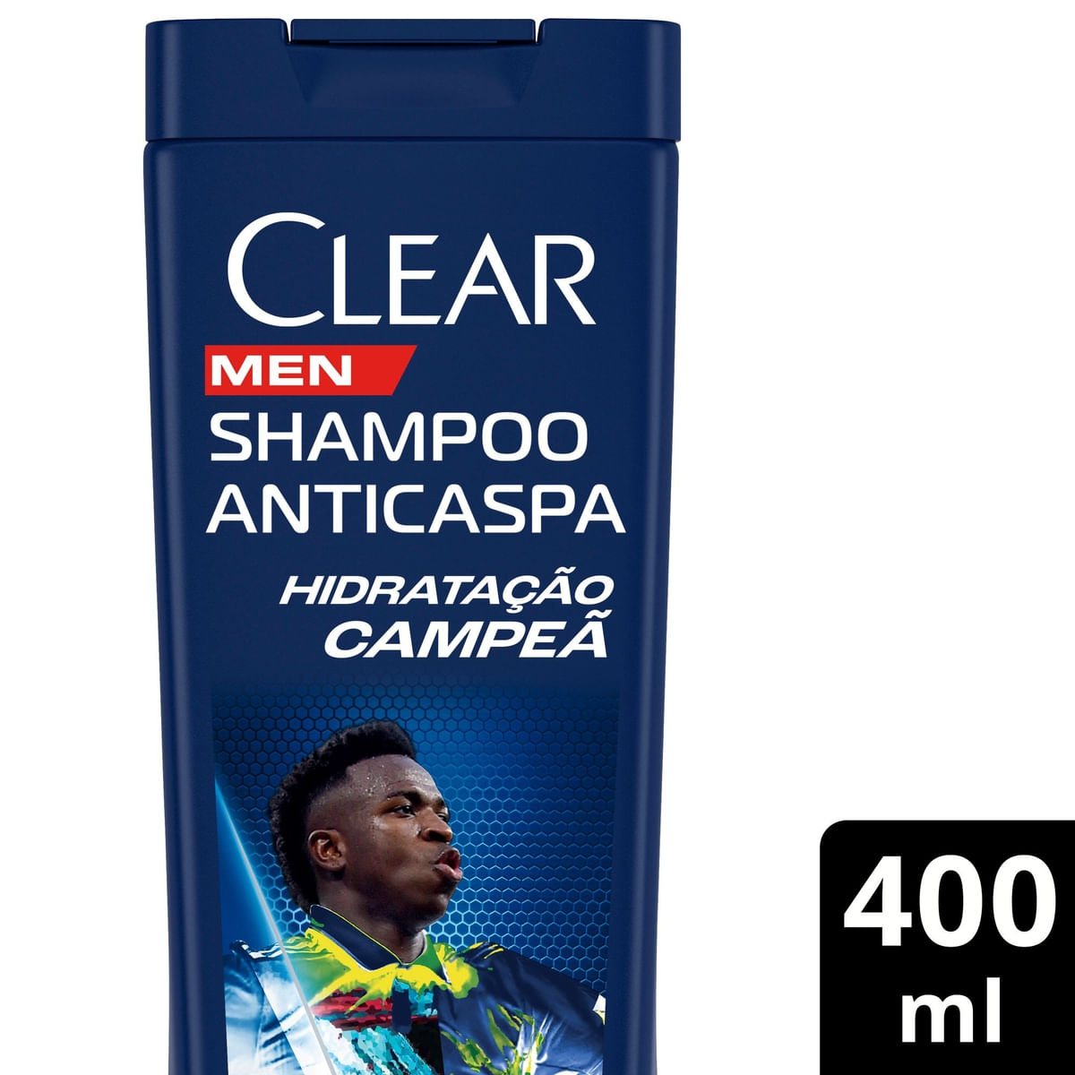 Shampoo Anticaspa Vini Jr Clear Men Hidratacao Campea 400ml