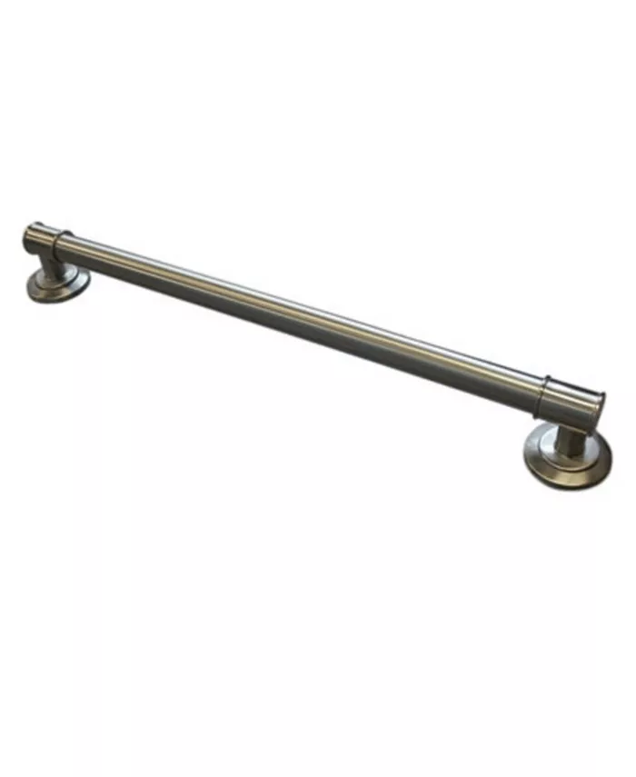 Arista Bath Products Arista Decorative Grab Bar Satin Nickel Finish