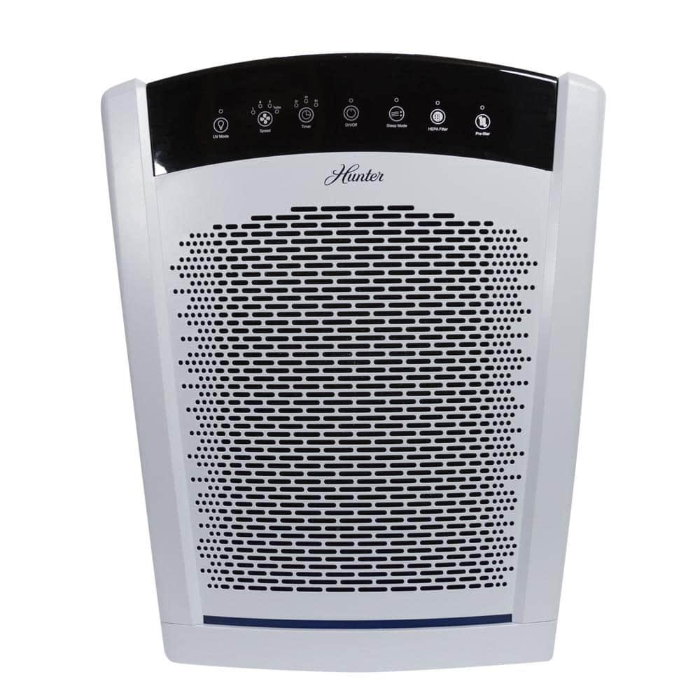 Hunter Large UVC MultiRoom Console Air Purifier in White