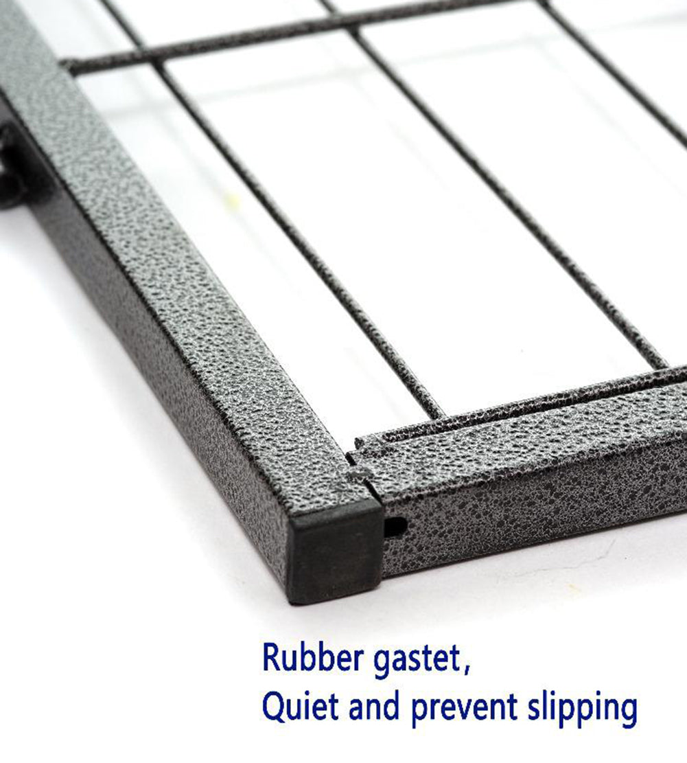 Dog Playpen 8 Panel Foldable Dog Pen Indoor/Outdoor Puppy Pen Pet Playpen for Large Dogs Heavy Duty Metal Exercise Fence for Small Animals with Door for Garden Play Yard 23.6