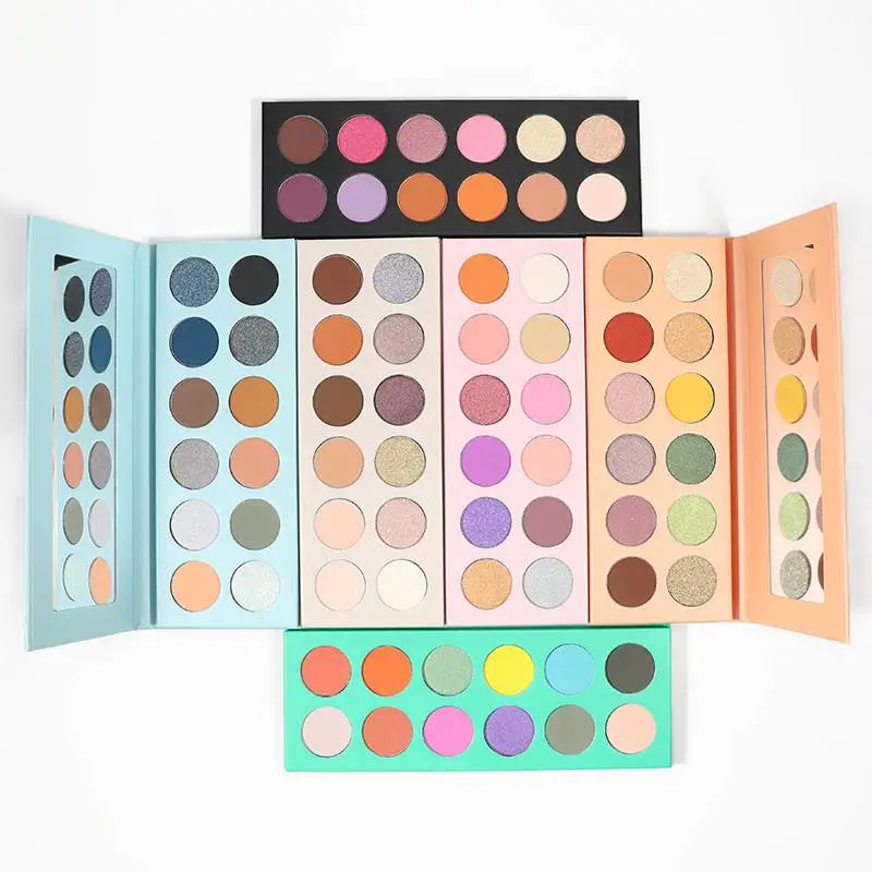 12Color Custom Logo Diy Eye Shadow Vegan Custom Eyeshadow Palette Private Label