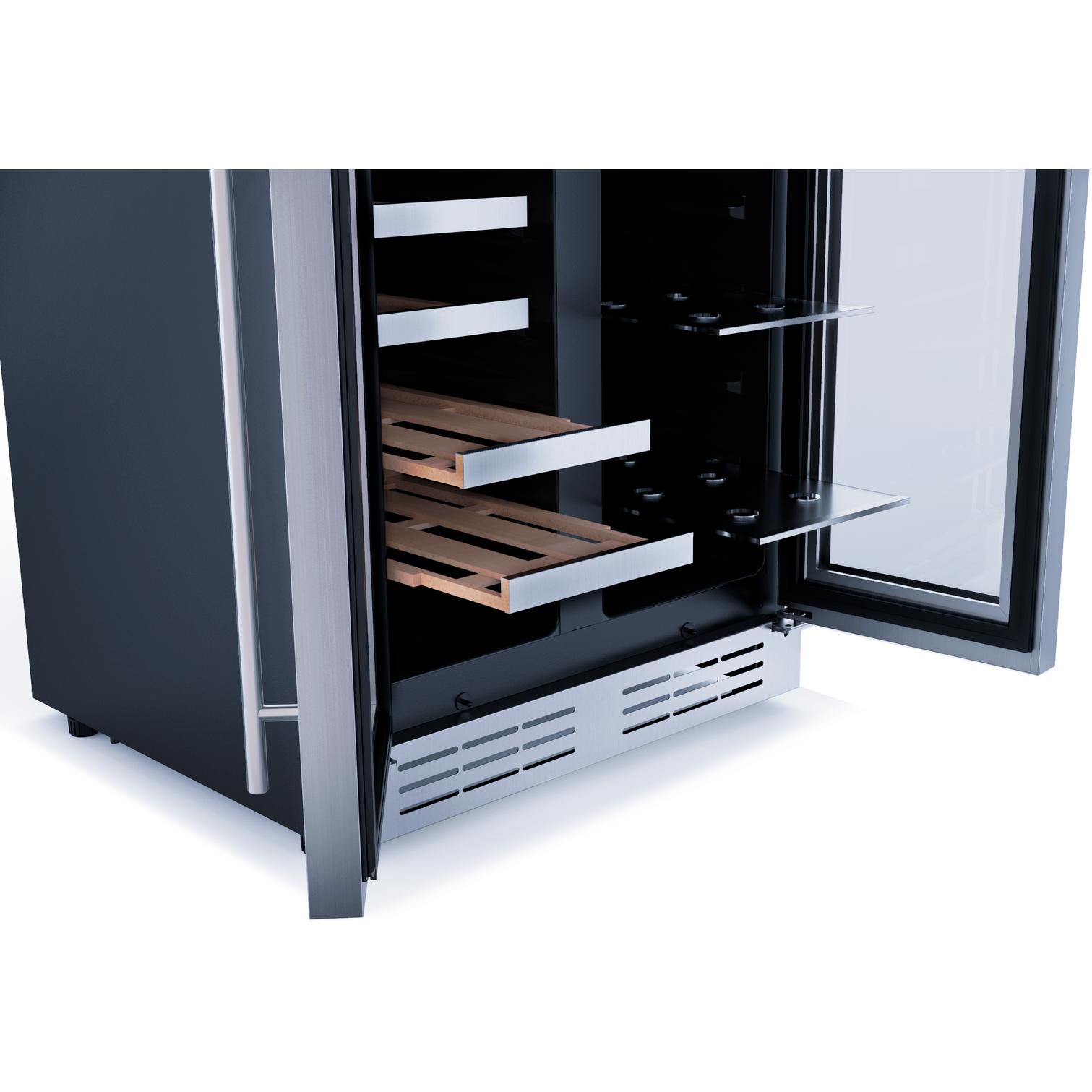 Elica Riserva 4.8 cu.ft. Freestanding Beverage and Wine Center EBF52SS1