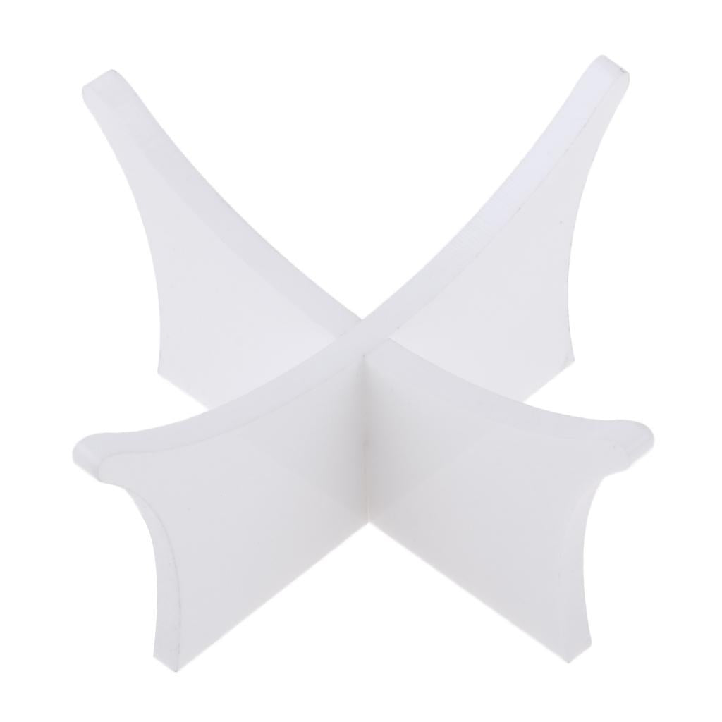 Deluxe Ball Stand - Holds Football， Basketball， Volleyball， Bowling Soccer Ball - Display Holder - Choose of Colors White