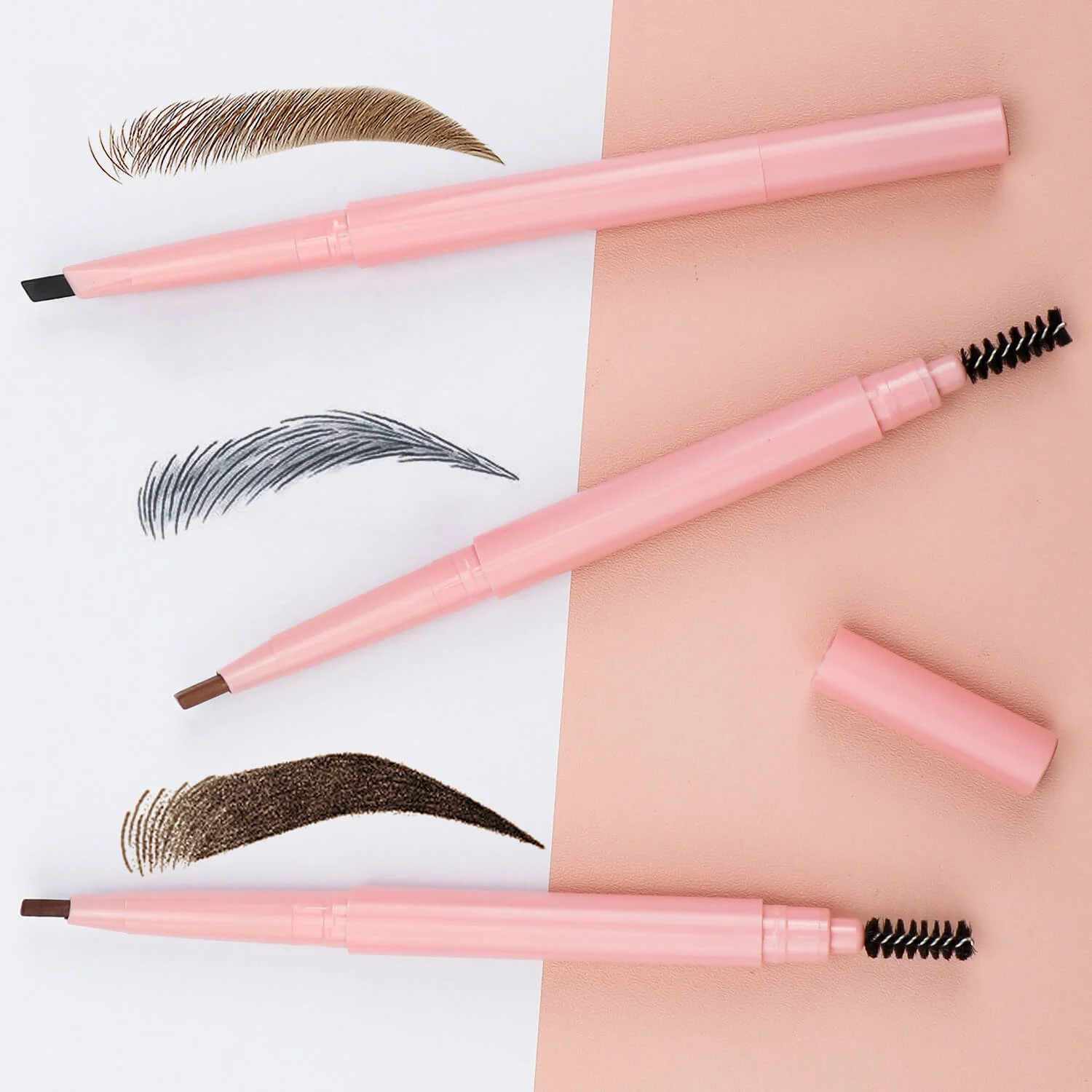 Hot Selling 4 Color Brow Slim Defining Eyebrow Pencil