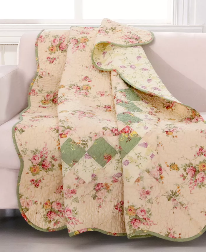 Greenland Home Fashions Bliss Ivory Throw 50